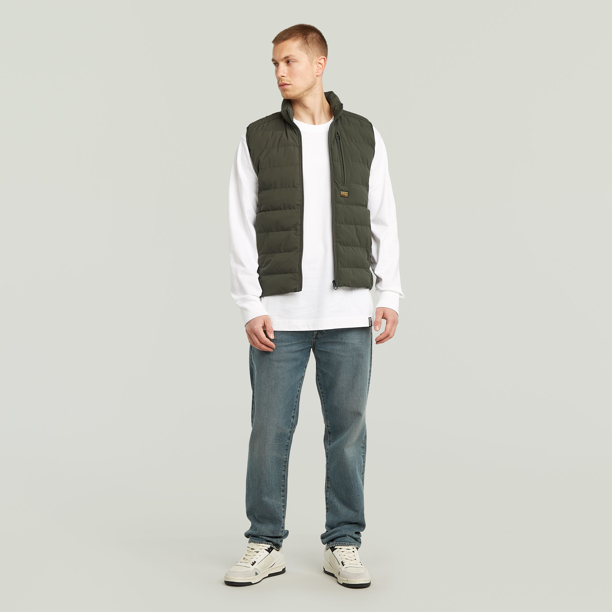 G-Star RAW Foundation Liner Bodywarmer Grijs Heren