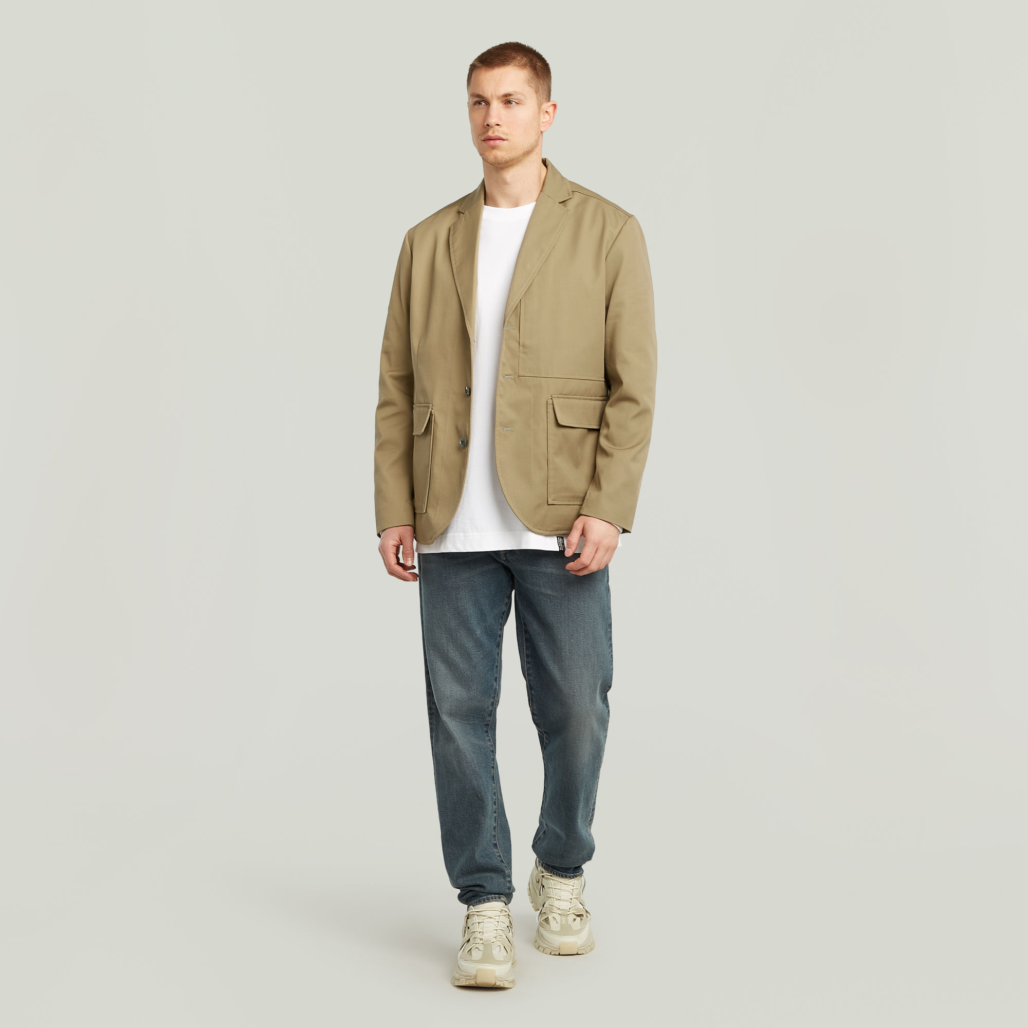 G-Star RAW Chore Casual Blazer Beige Heren