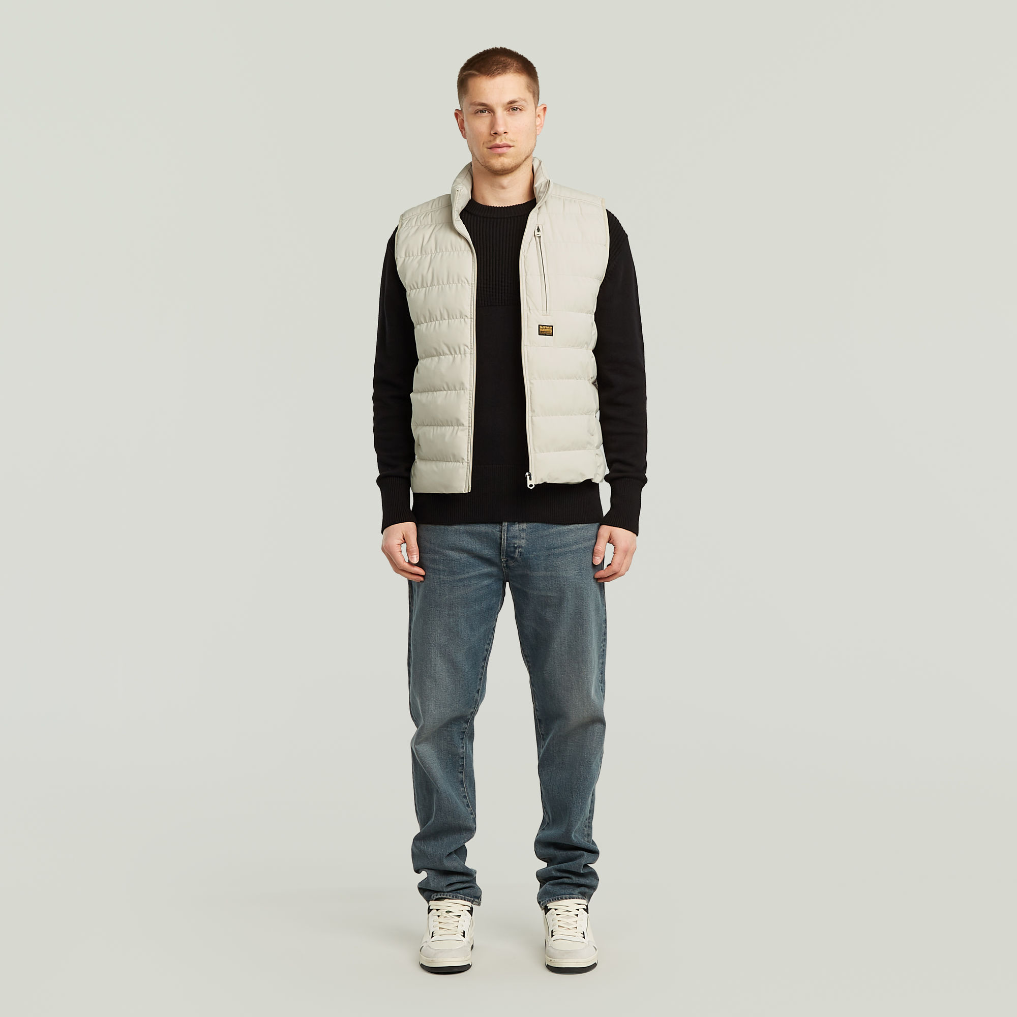 G-Star RAW Foundation Liner Bodywarmer Beige Heren