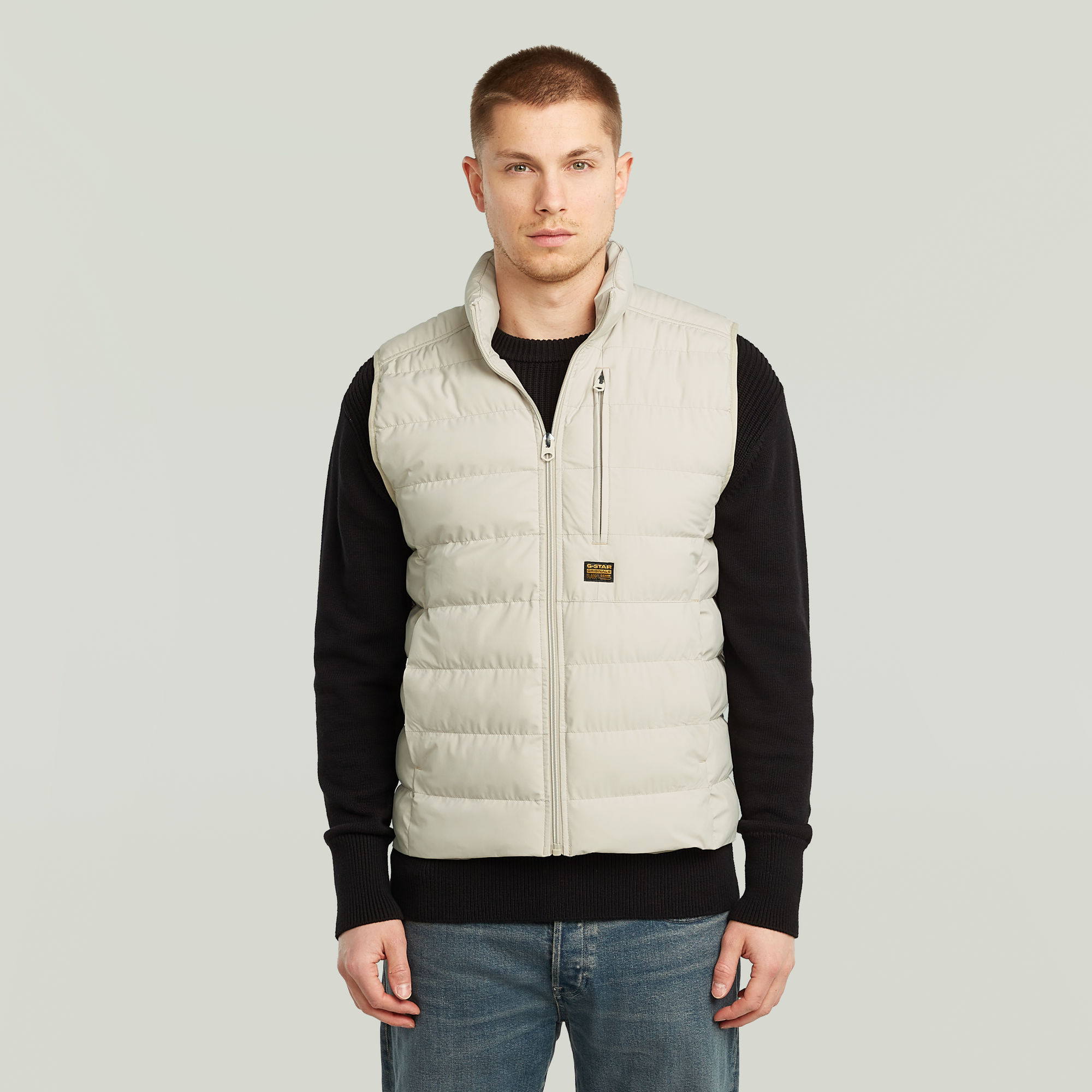 G-Star RAW Foundation Liner Bodywarmer Beige Heren