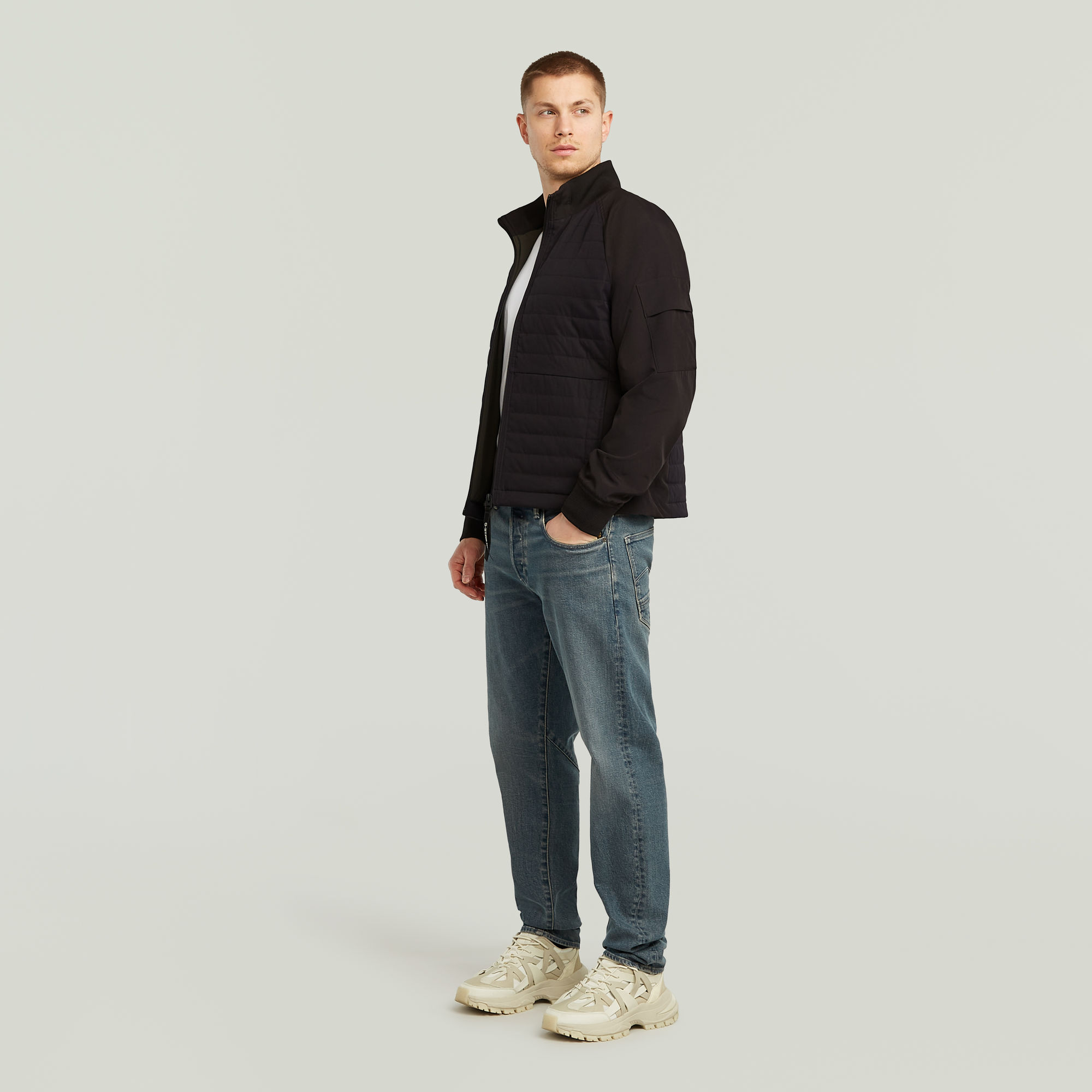 G-Star RAW Track Overshirt Zwart Heren