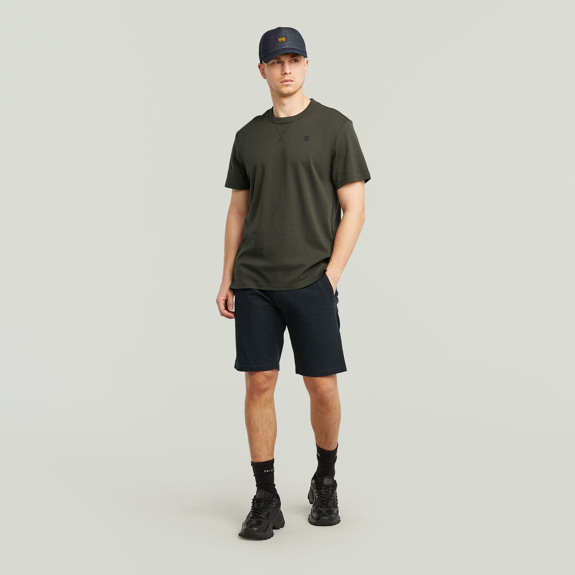 G-Star RAW Bronson 3.0 Slim Chino Short Donkerblauw Heren