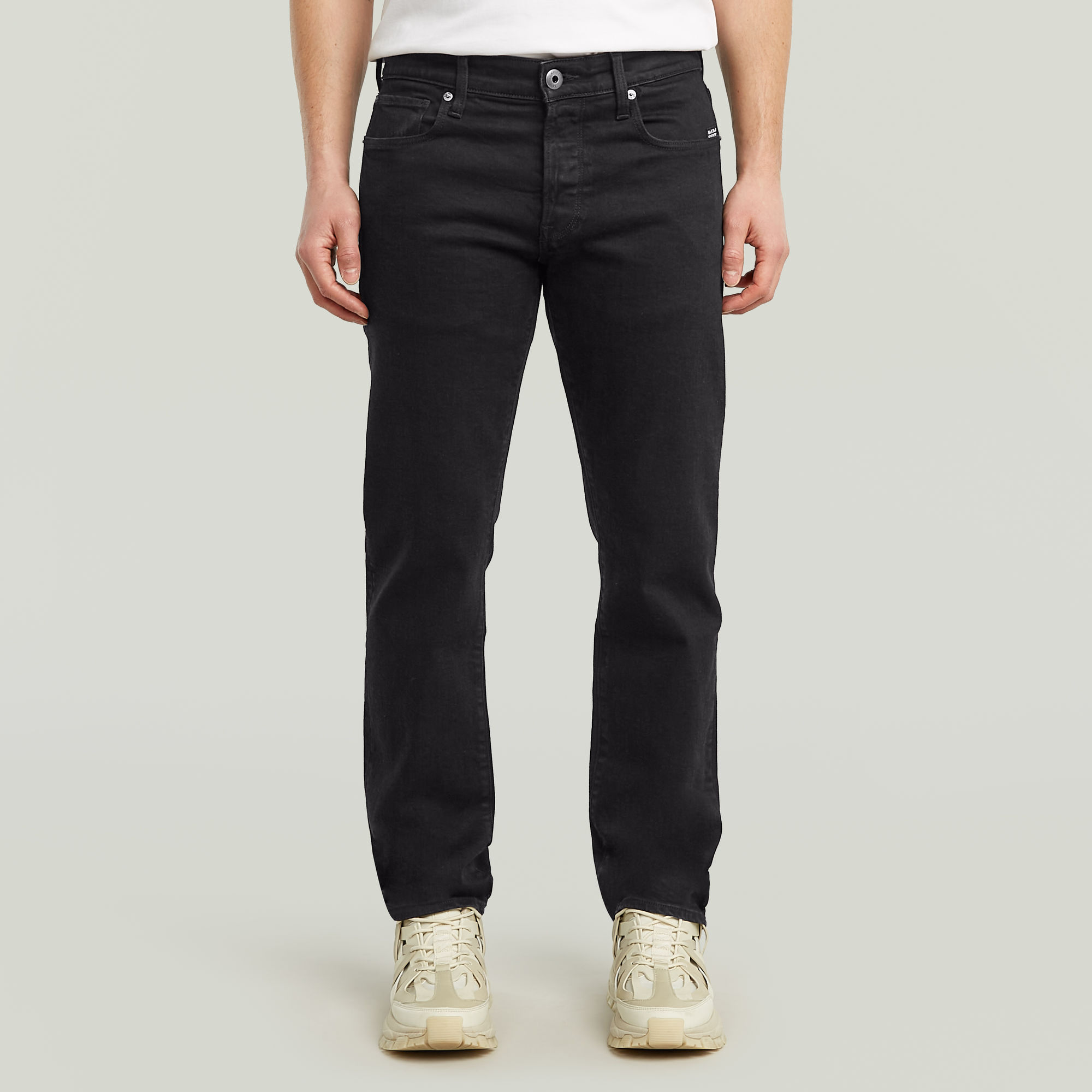 

3301 Straight Jeans - Zwart - Heren