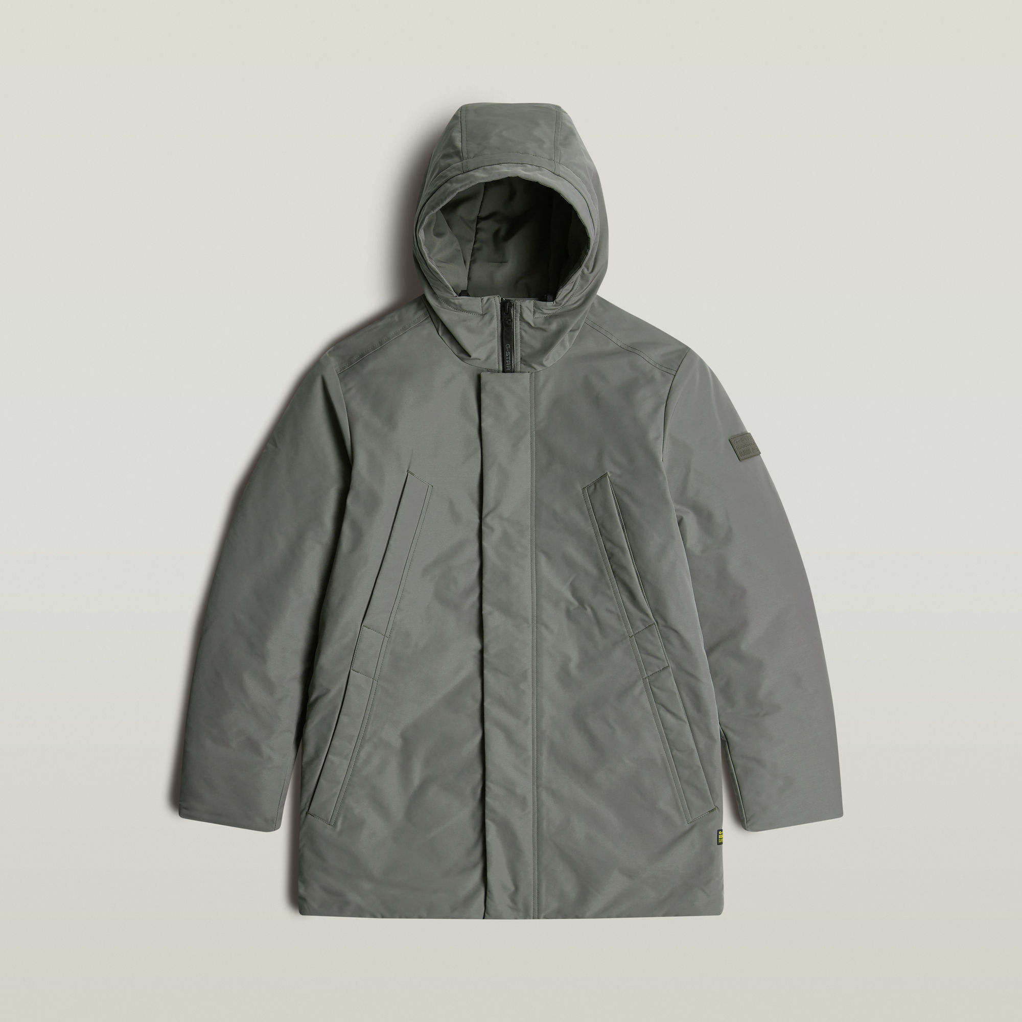 Thumbnail - Clean Vodan Hooded Parka - Grau - Herren