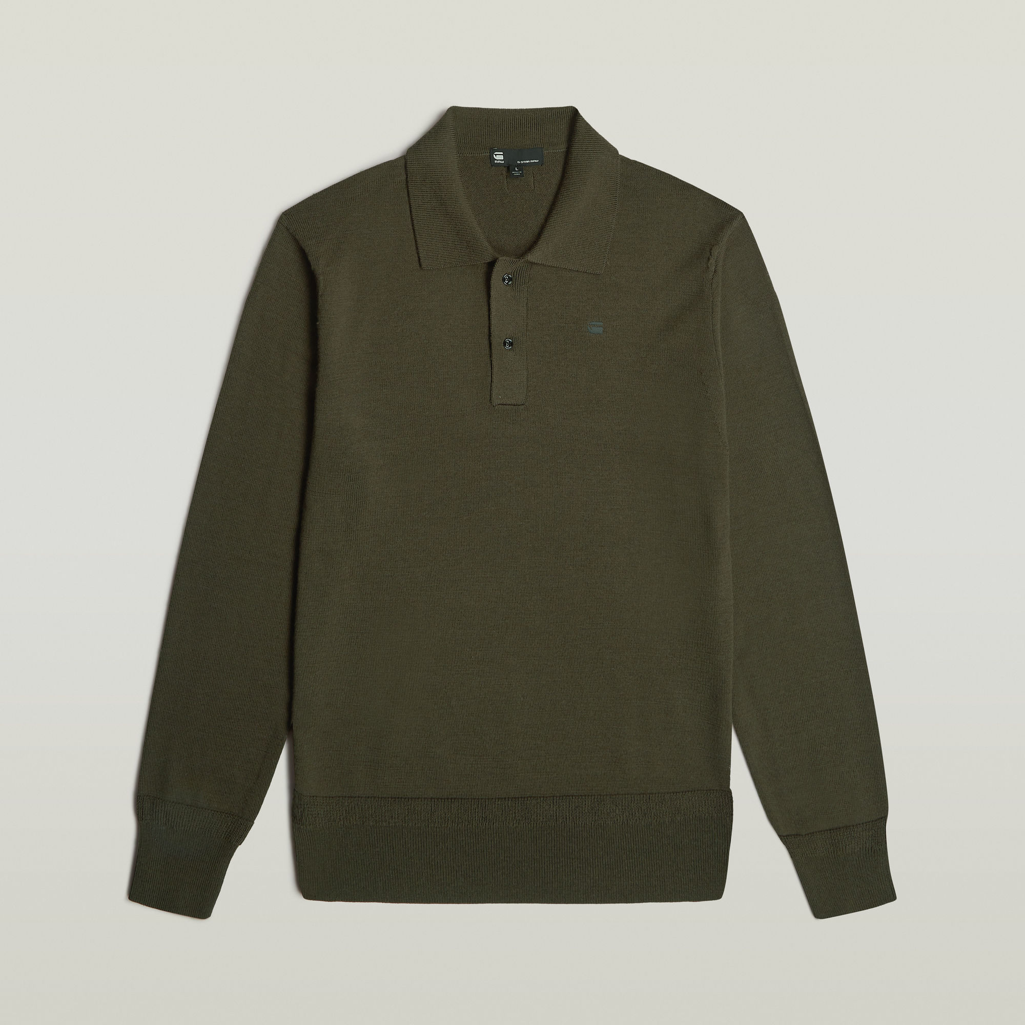 Thumbnail - Premium Core Dunda Polo Knit - Grau - Herren