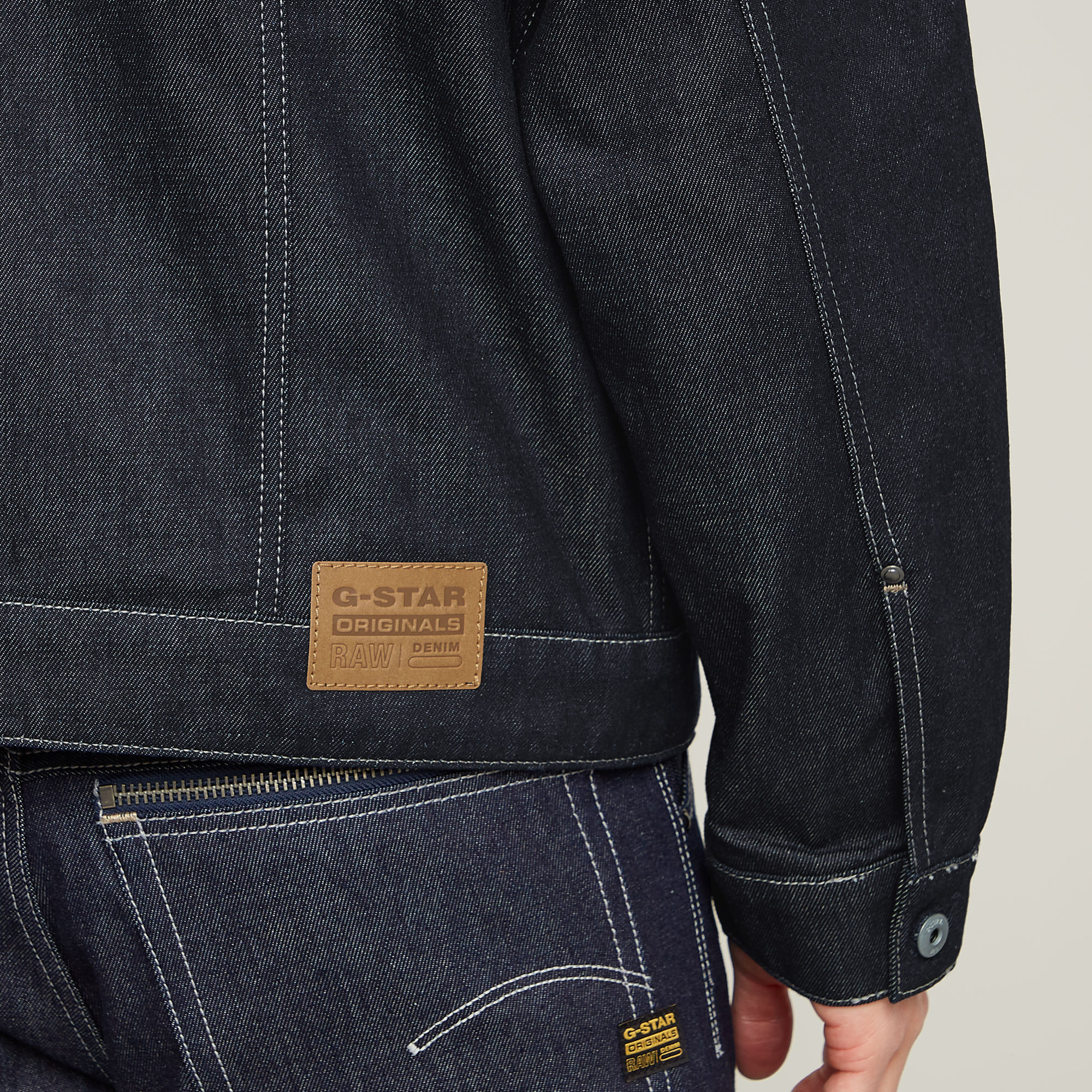 G-Star RAW Dakota Zip Jack Donkerblauw Heren