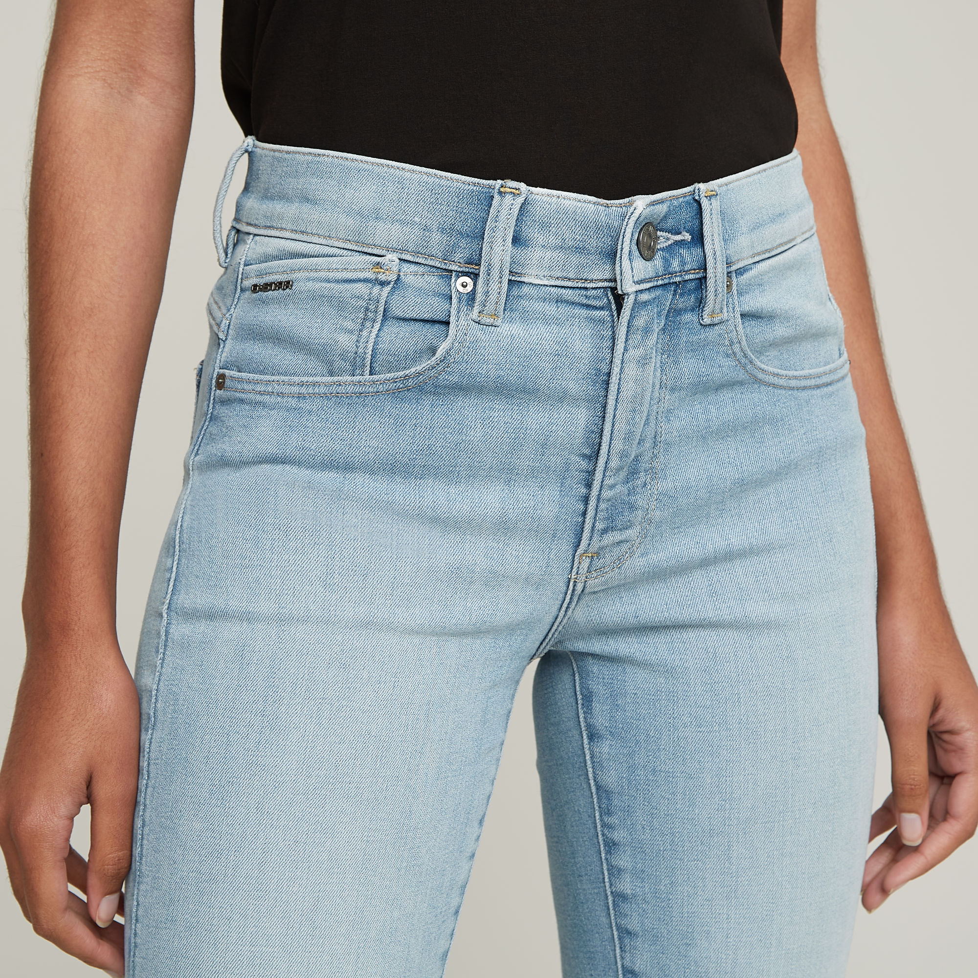 G-Star RAW Lhana Skinny Jeans Lichtblauw Dames