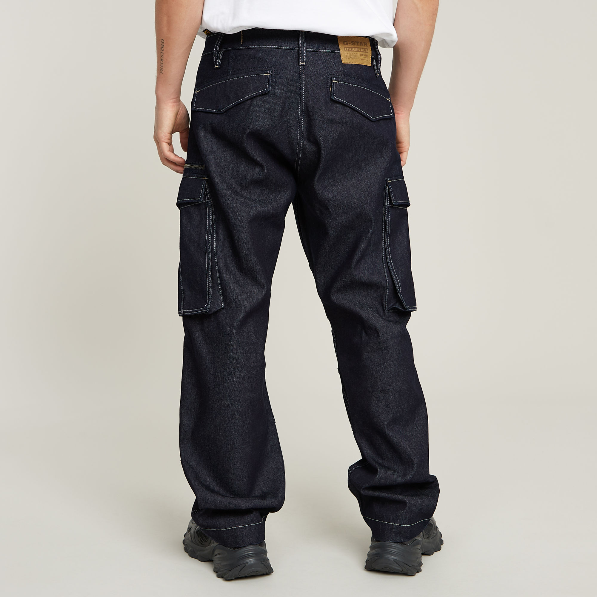 G-Star RAW Rovic 3D Loose Denim Jeans Donkerblauw Heren
