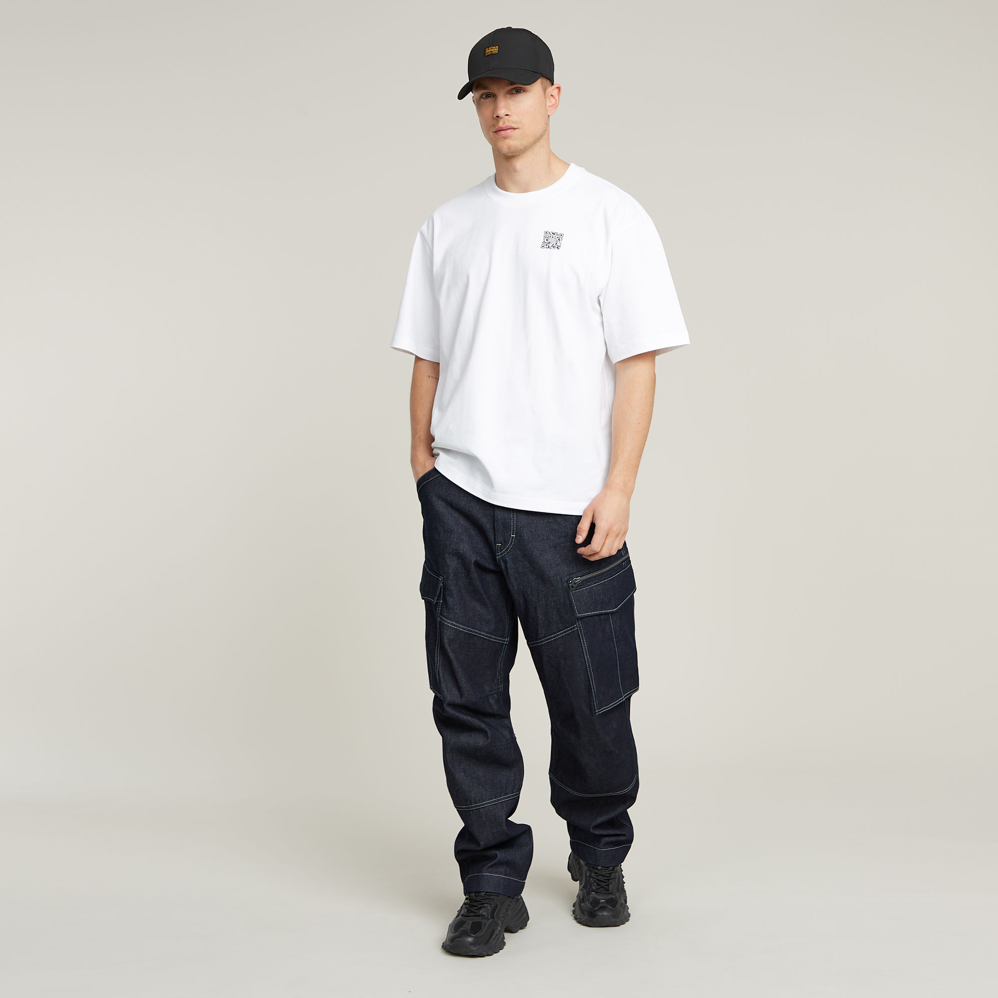 G-Star RAW Rovic 3D Loose Denim Jeans Donkerblauw Heren