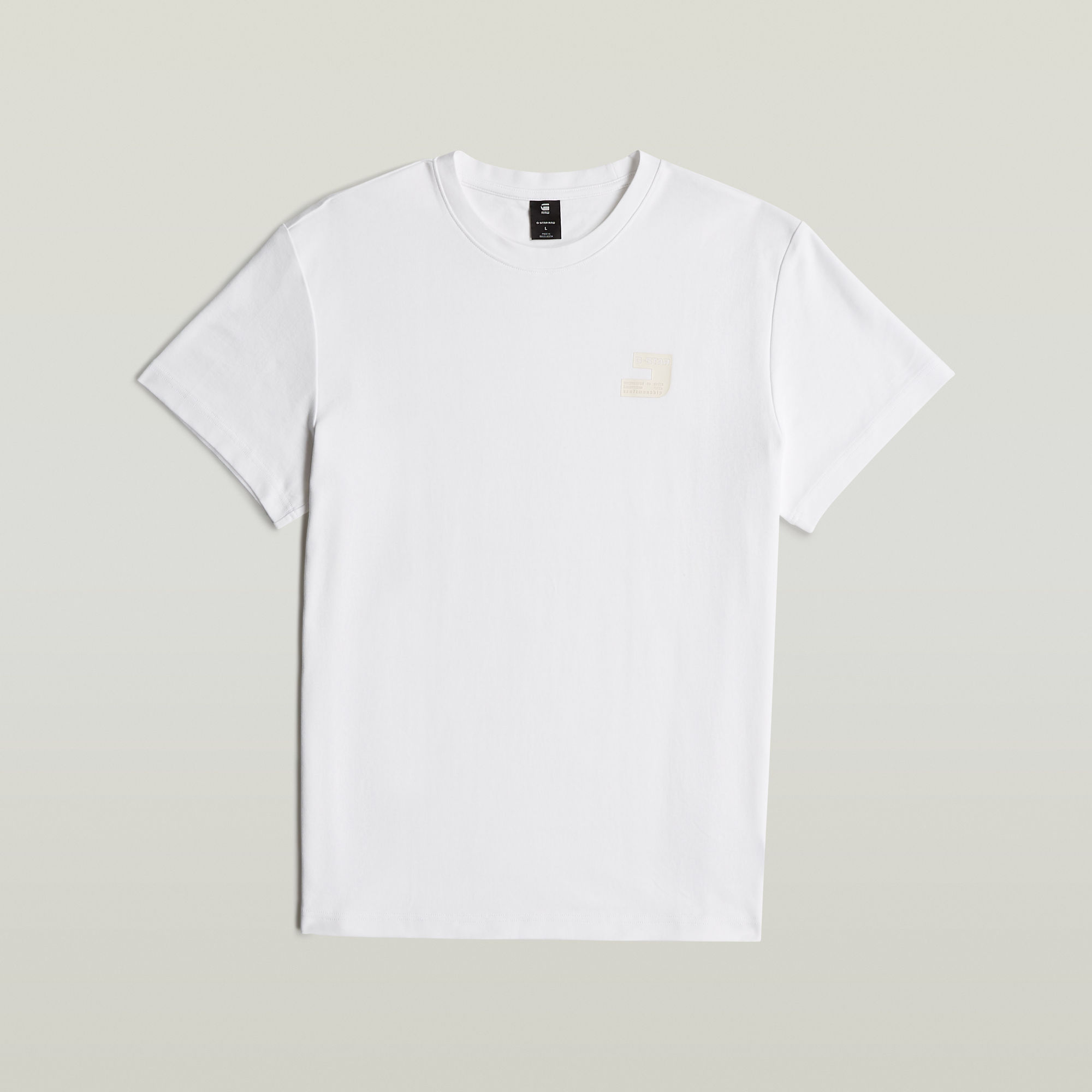 G-Star RAW Chest Logo T-shirt Wit Heren