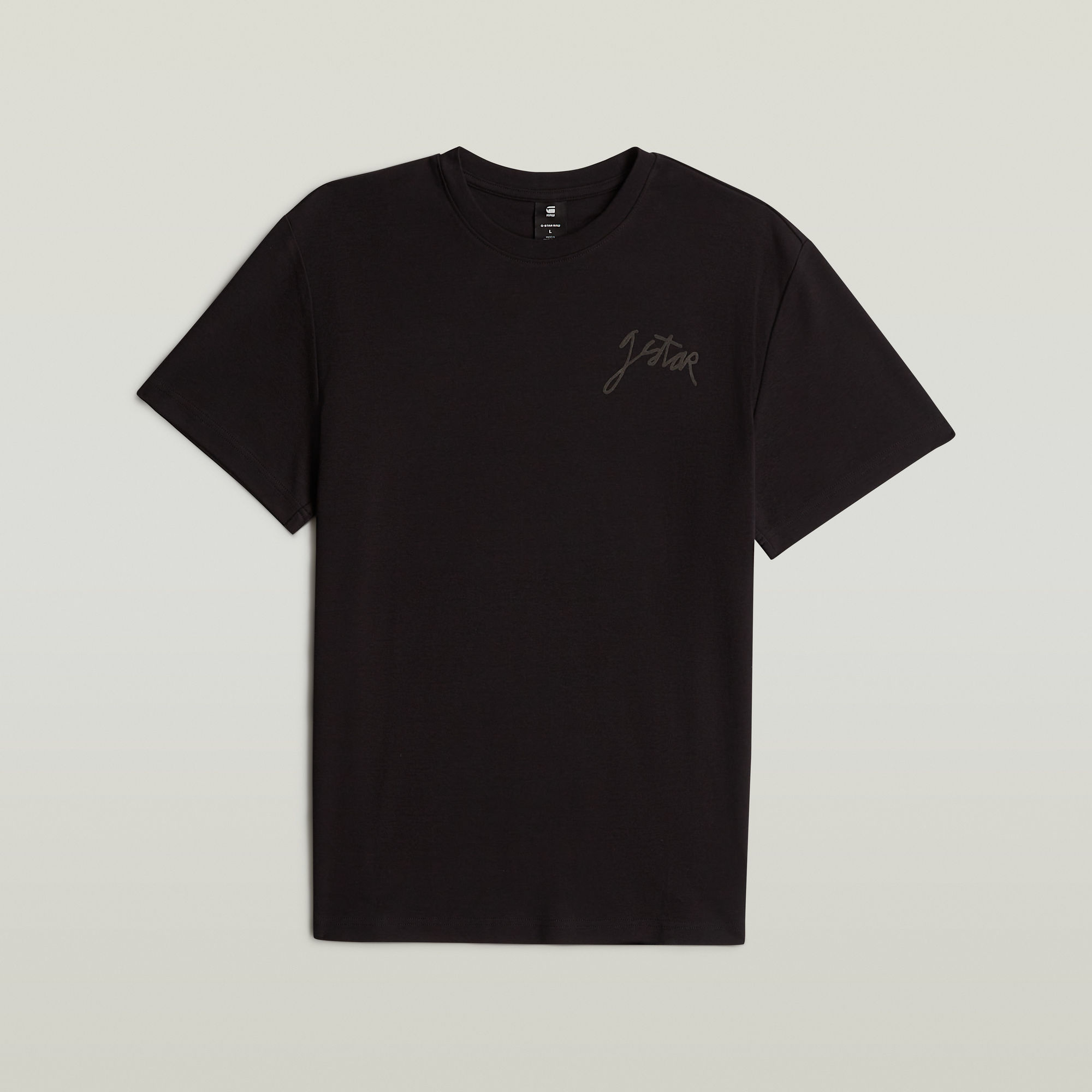 G-Star RAW Script T-shirt Zwart Heren