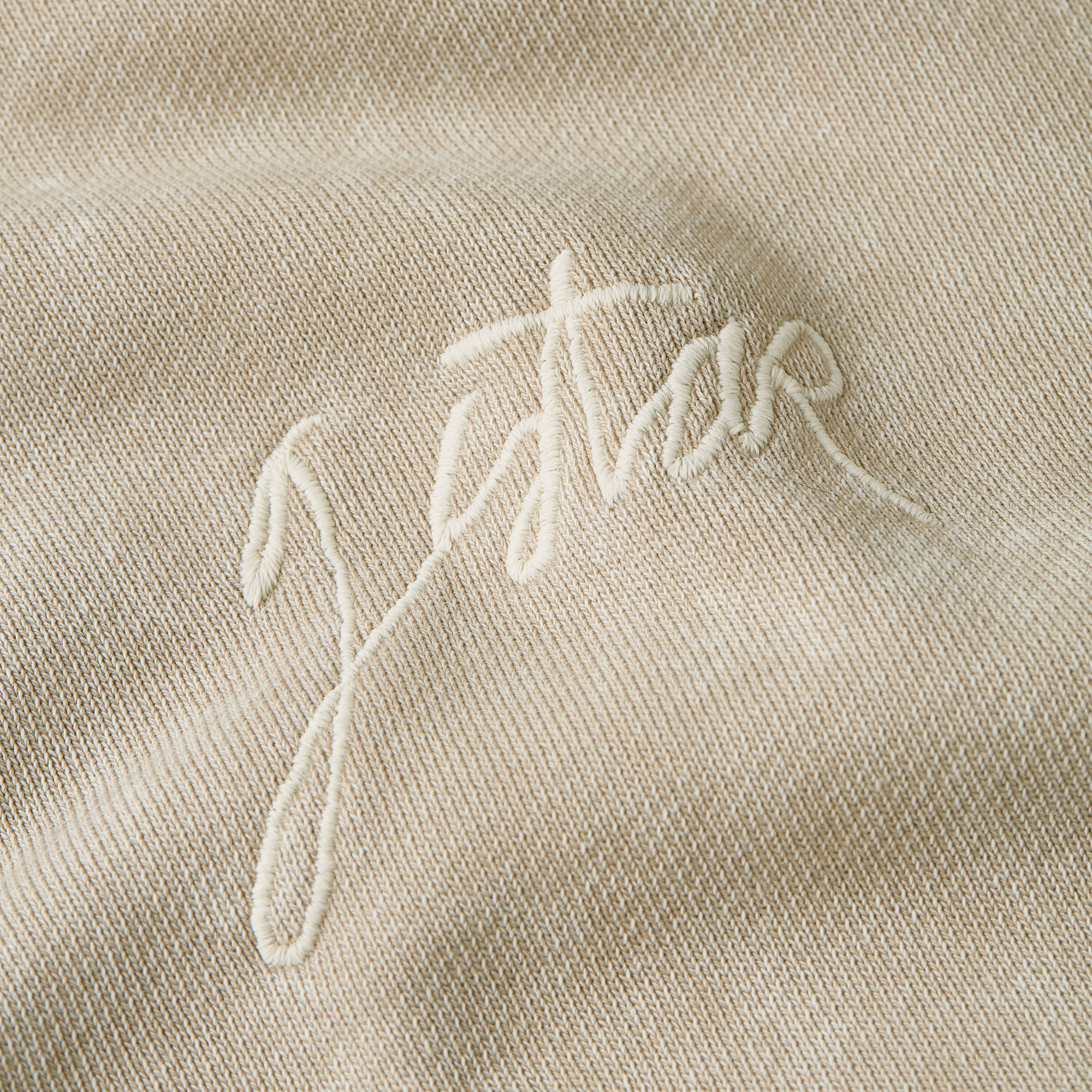 G-Star RAW Washed A Line Script Hoodie Beige Dames