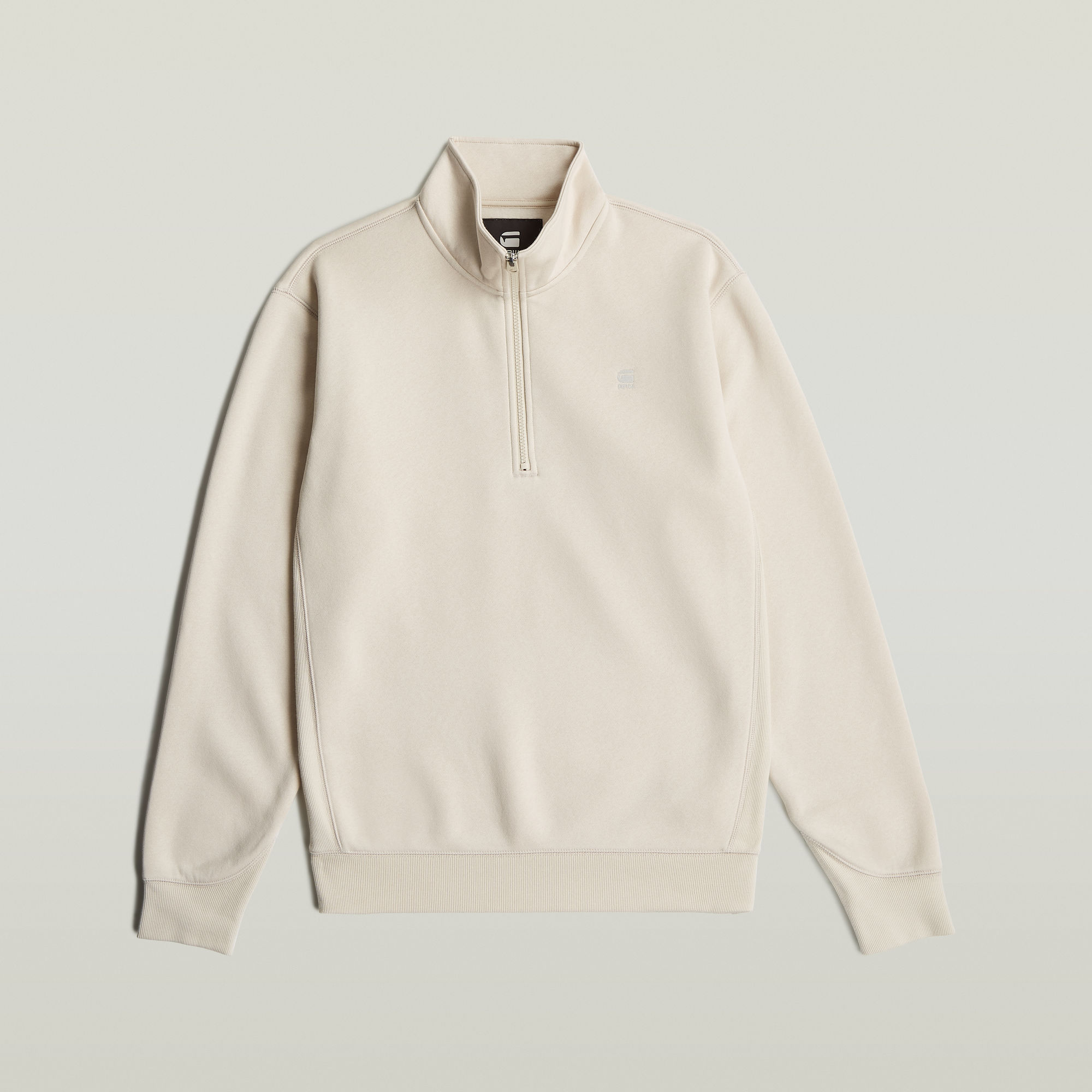 Thumbnail - Premium Core Half Zip Sweater - Weiß - Herren