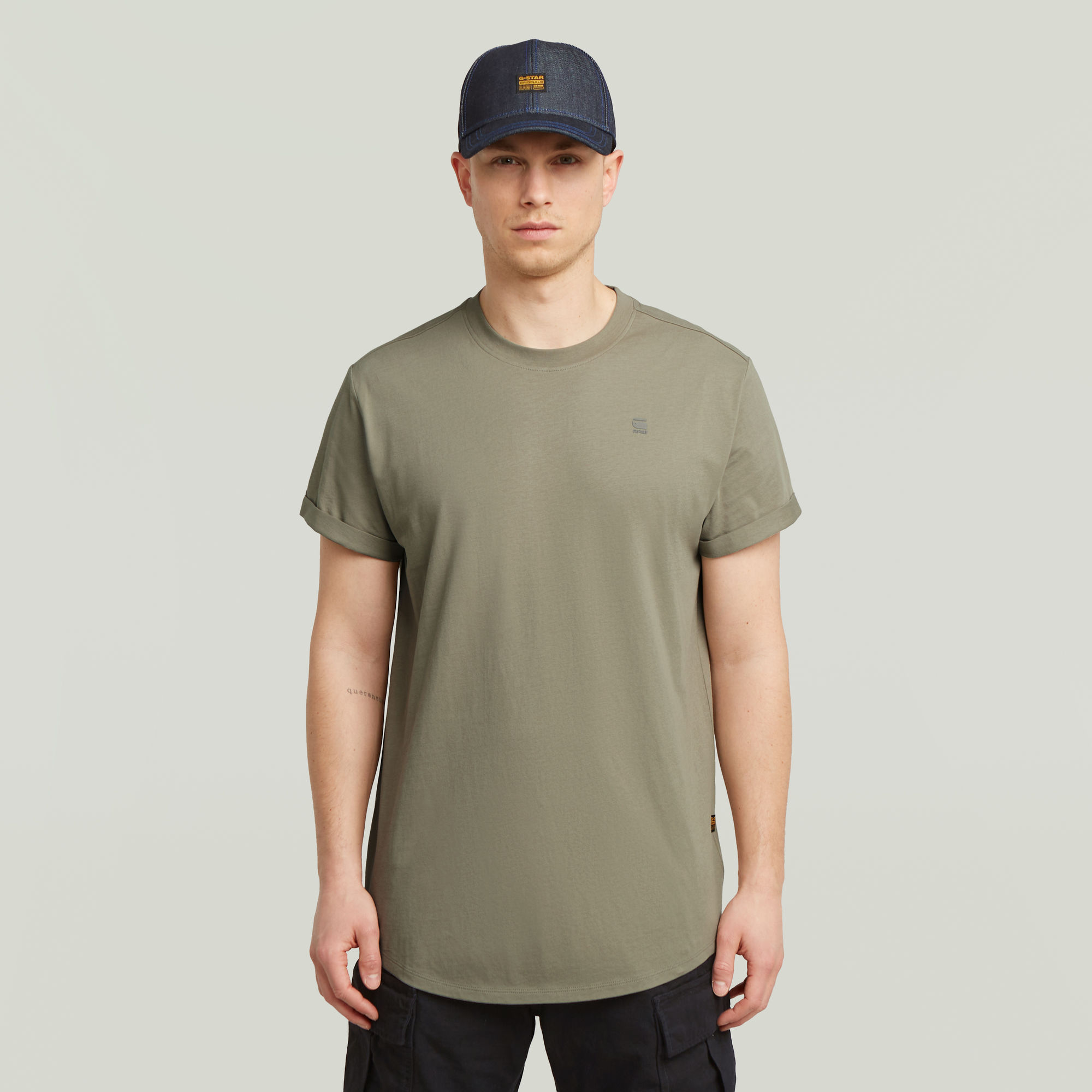 

Lash Ribbed T-Shirt - Green - Men