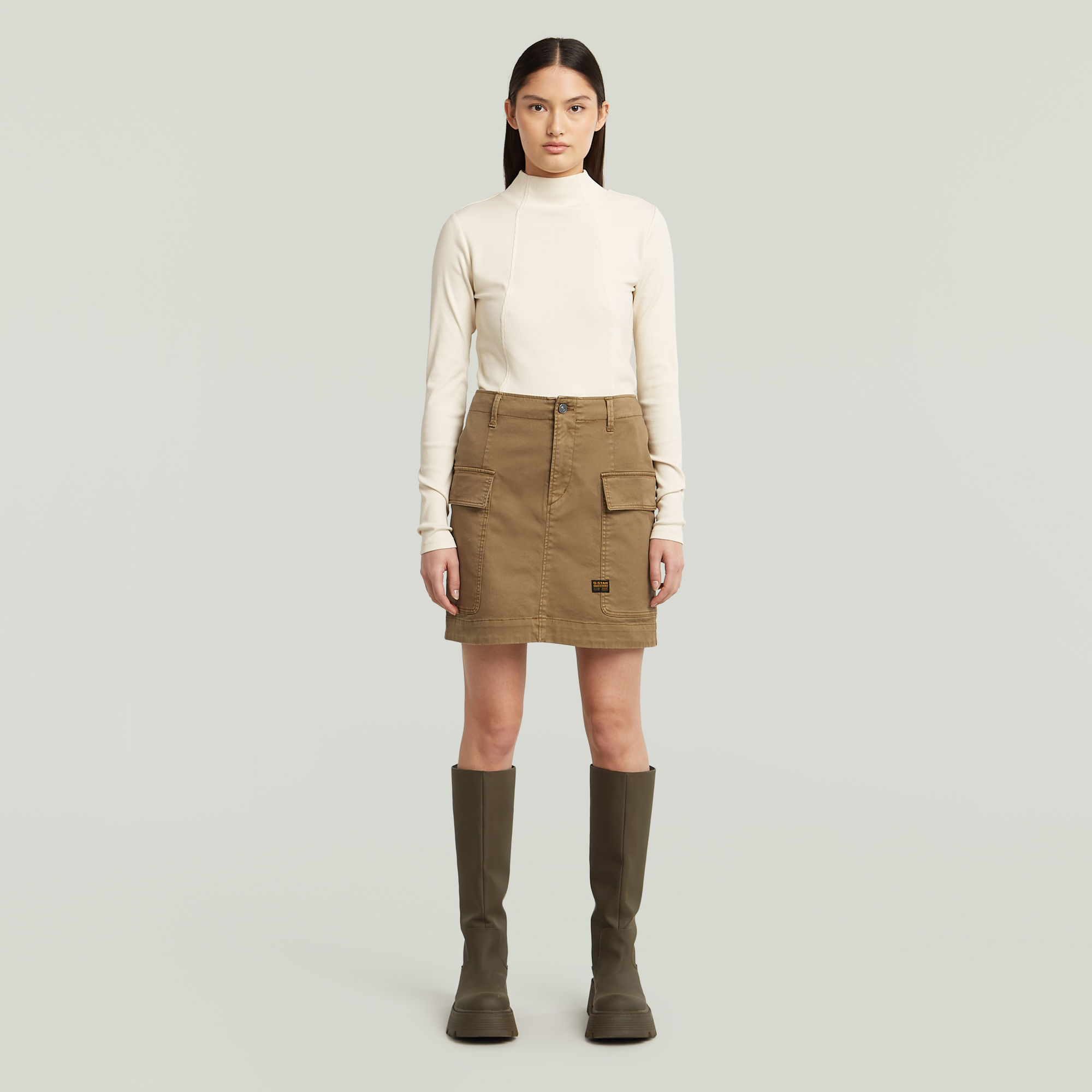 G-Star RAW Short Cargorok Bruin Dames