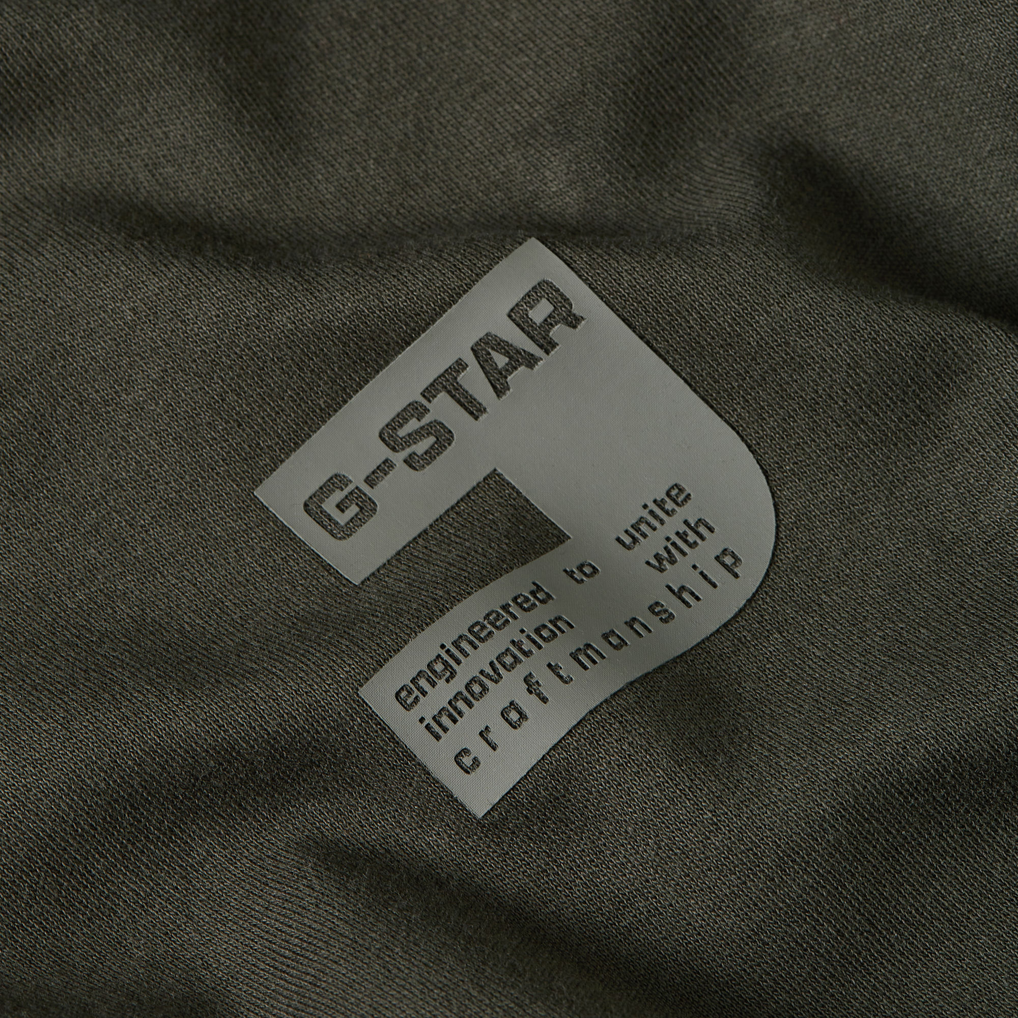 G-Star RAW Chest Logo T-shirt Grijs Heren