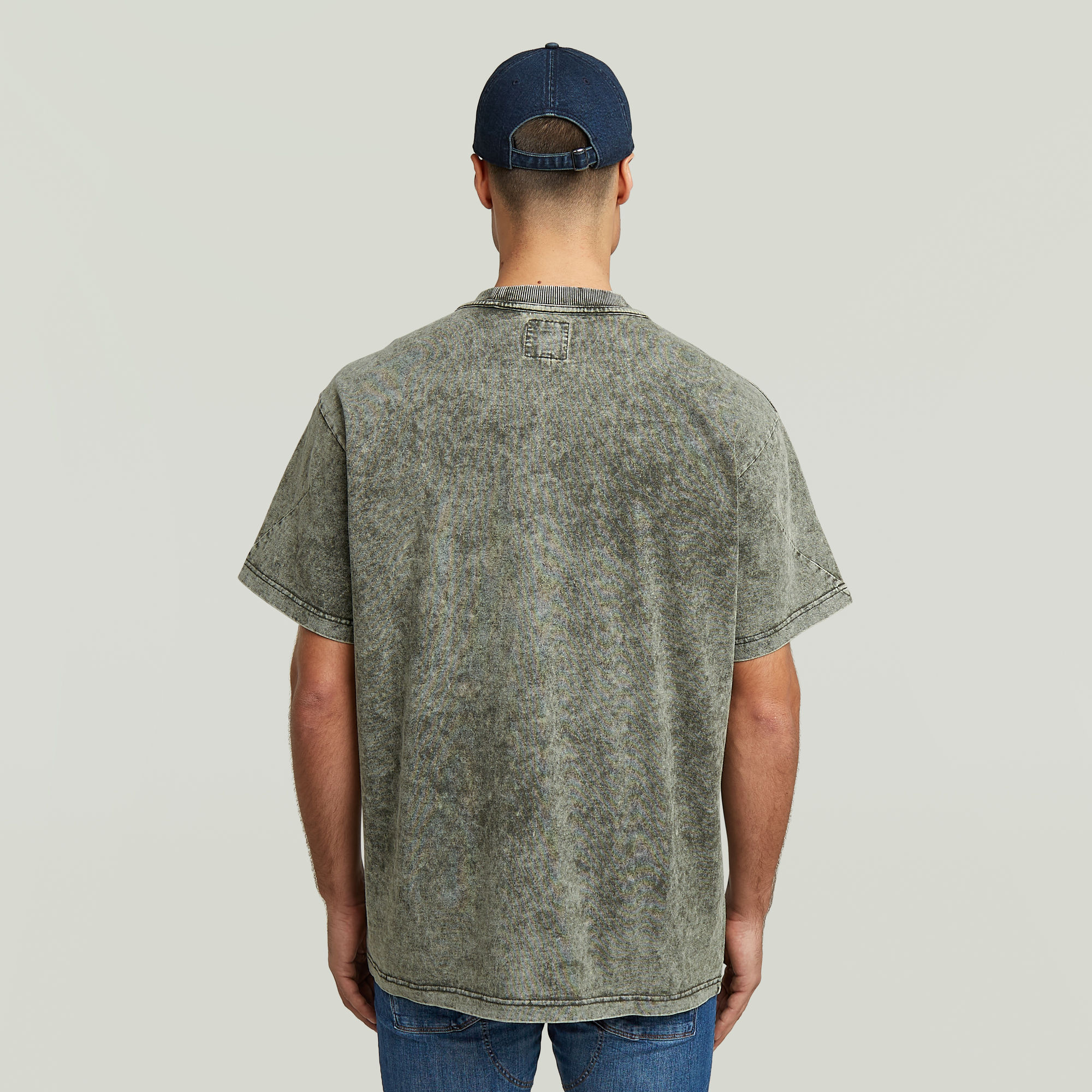 G-Star RAW Washed Loose T-Shirt Grijs Heren