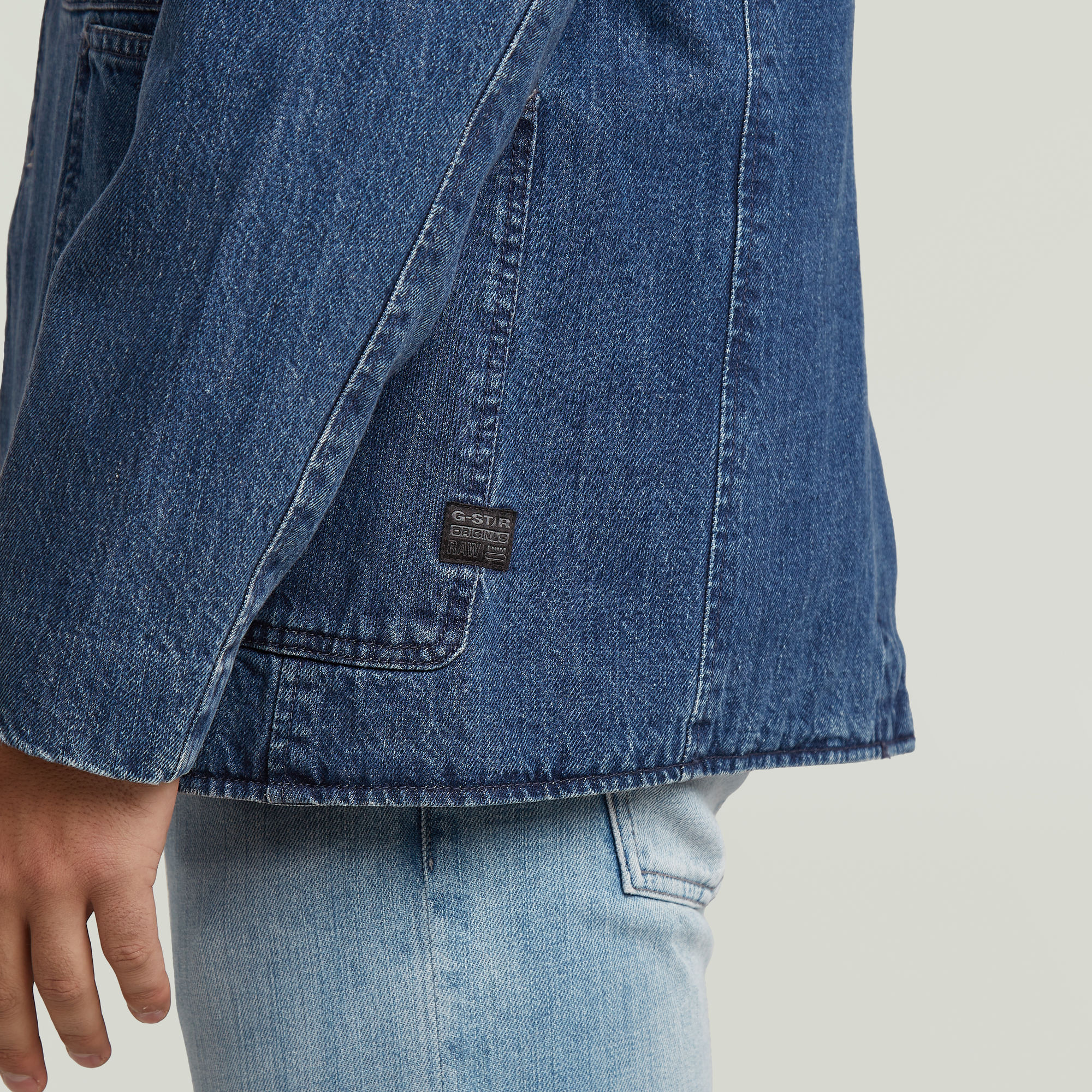 G-Star RAW Chore Casual Denim Blazer Donkerblauw Heren