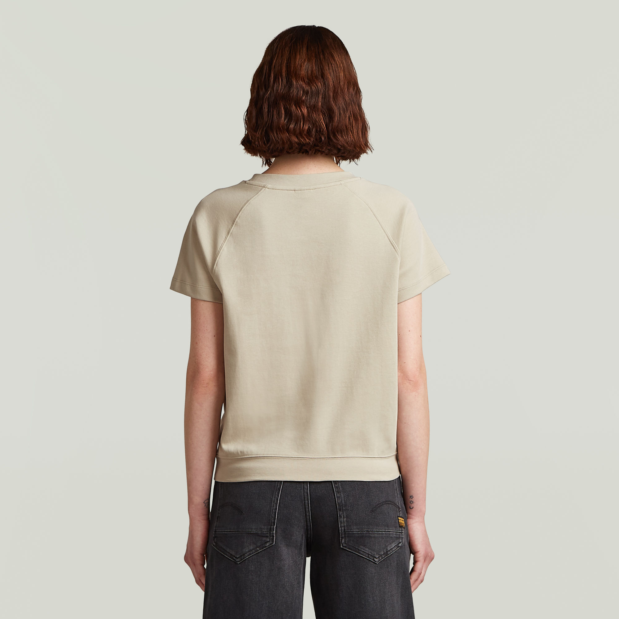 G-Star RAW Raglan Top Beige Dames