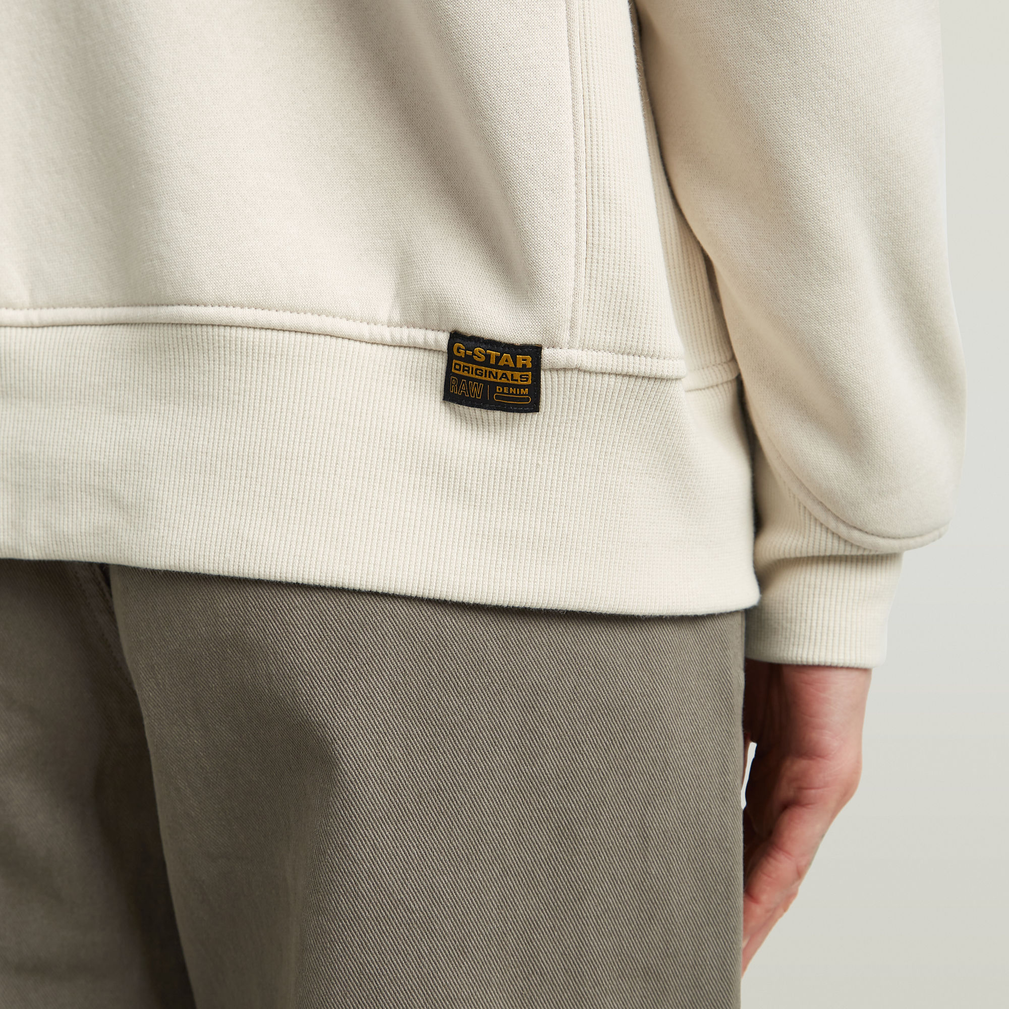 G-Star RAW Premium Core 2.1 Zip Through Sweater Wit Dames