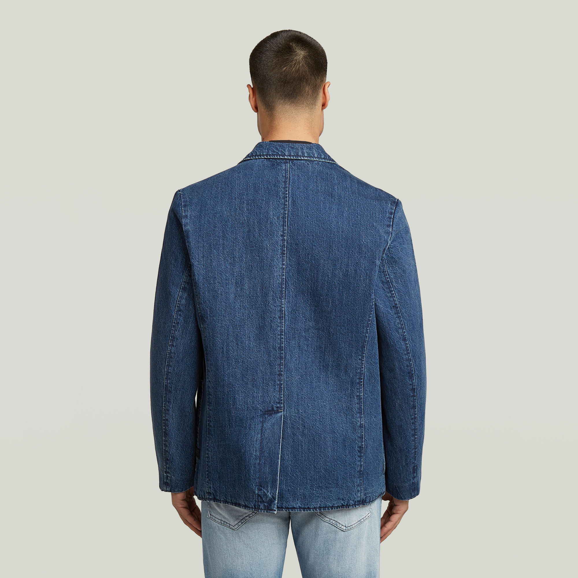 G-Star RAW Chore Casual Denim Blazer Donkerblauw Heren
