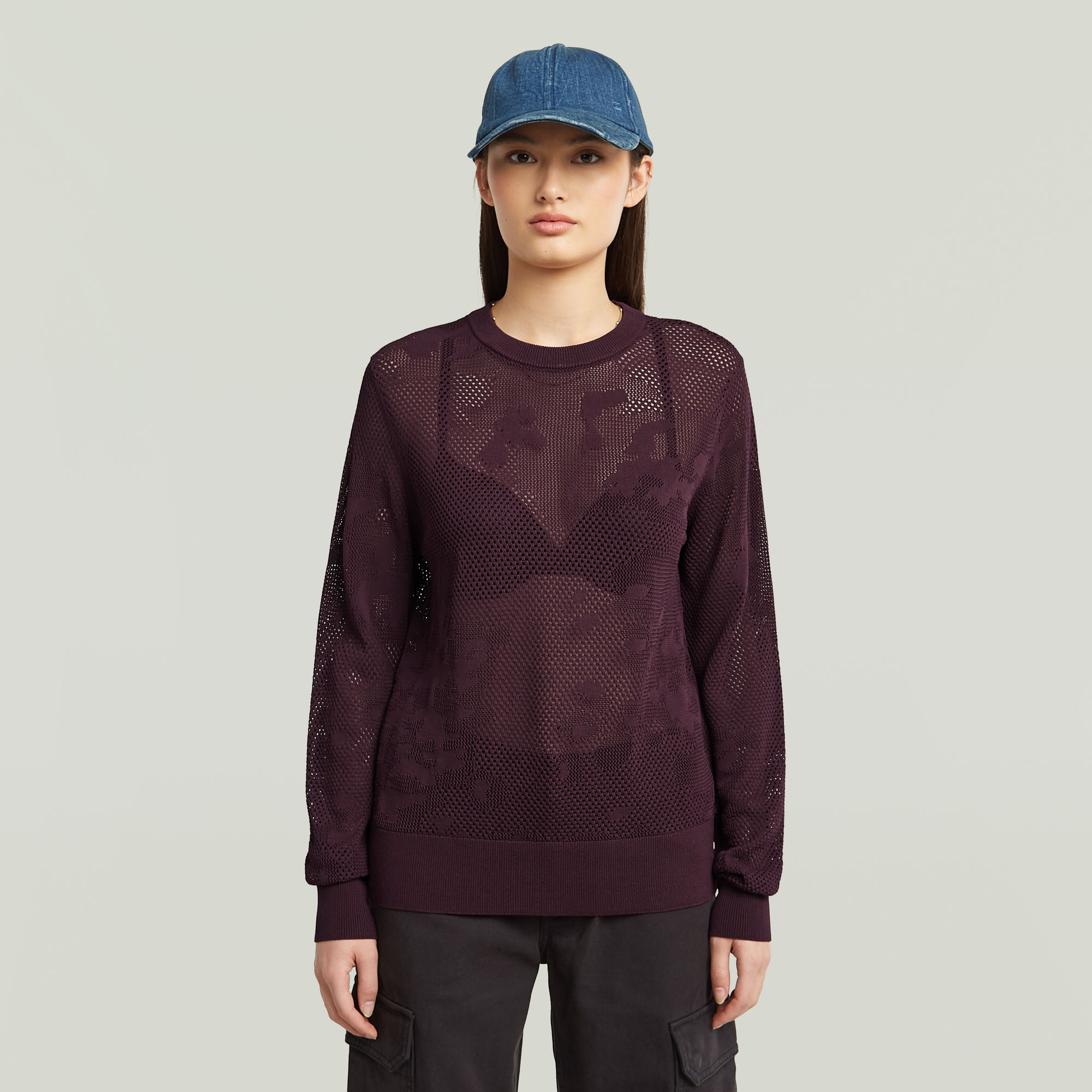 Pull en maille Pointelle - s - G-Star RAW - Modalova