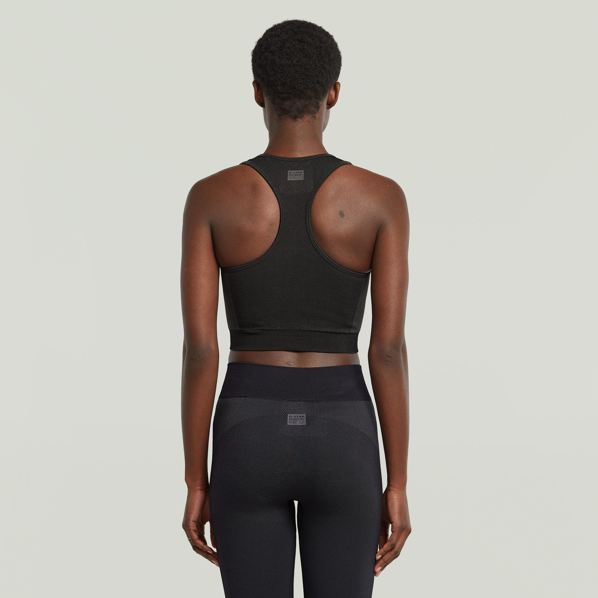 

Seamless Racerback Top - Black - Women