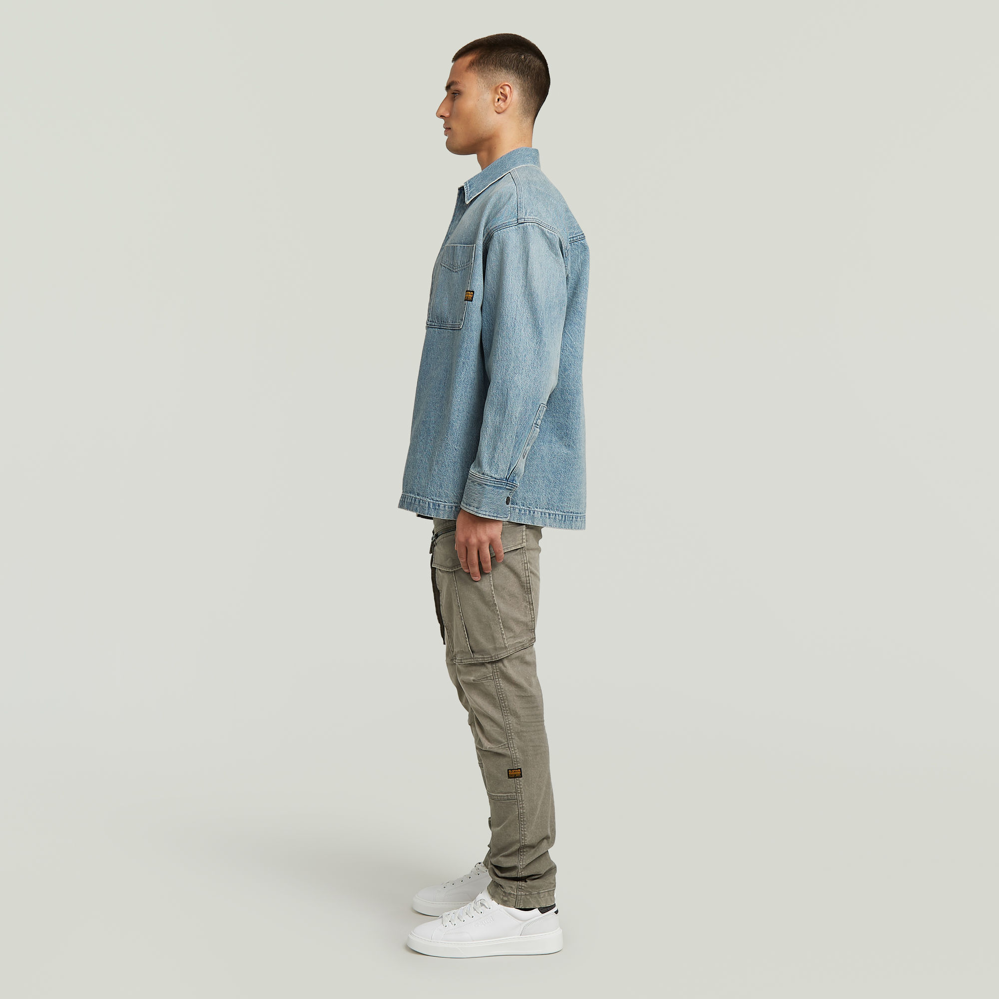 G-Star RAW Rovic Zip 3D Regular Tapered Broek Bruin Heren