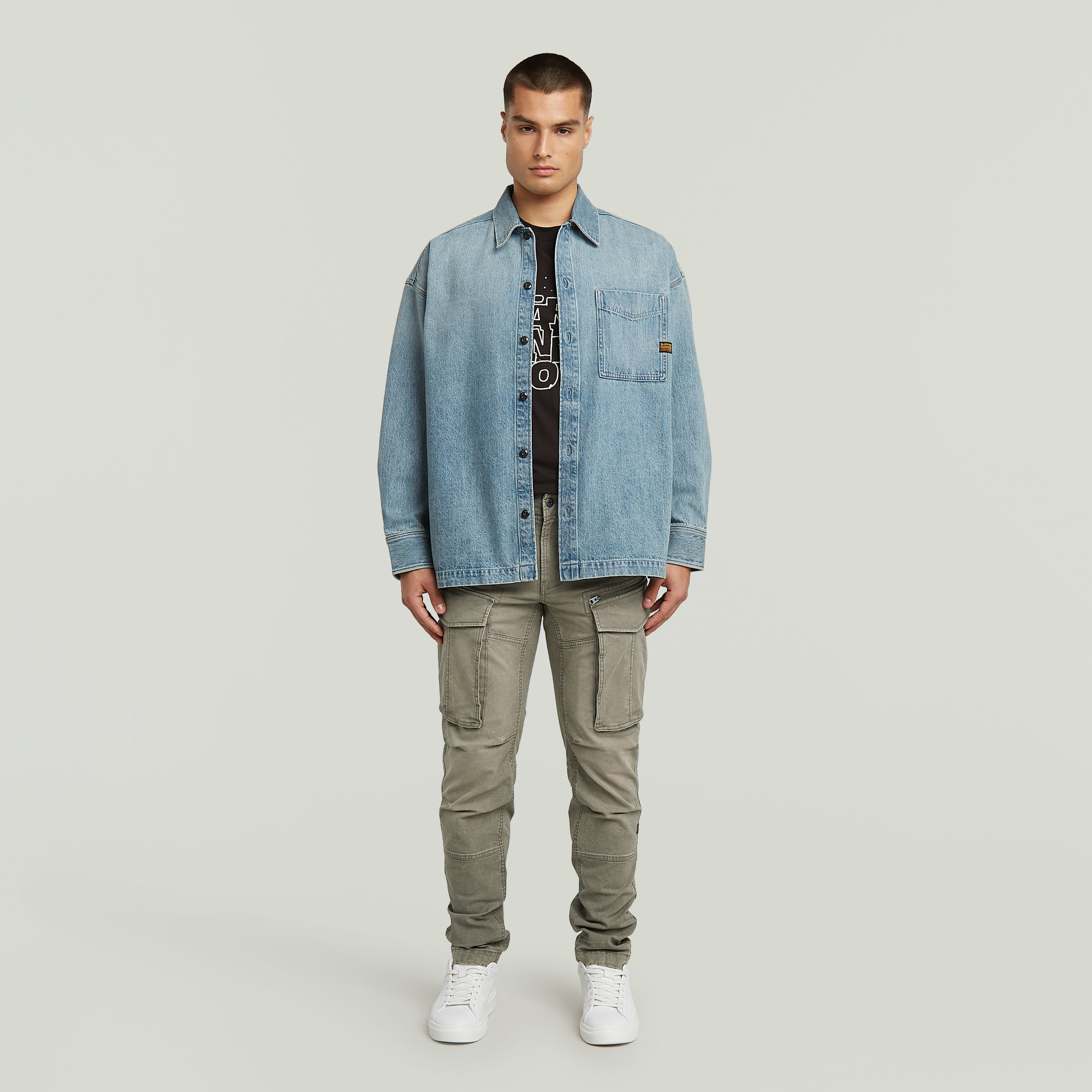G-Star RAW Rovic Zip 3D Regular Tapered Broek Bruin Heren