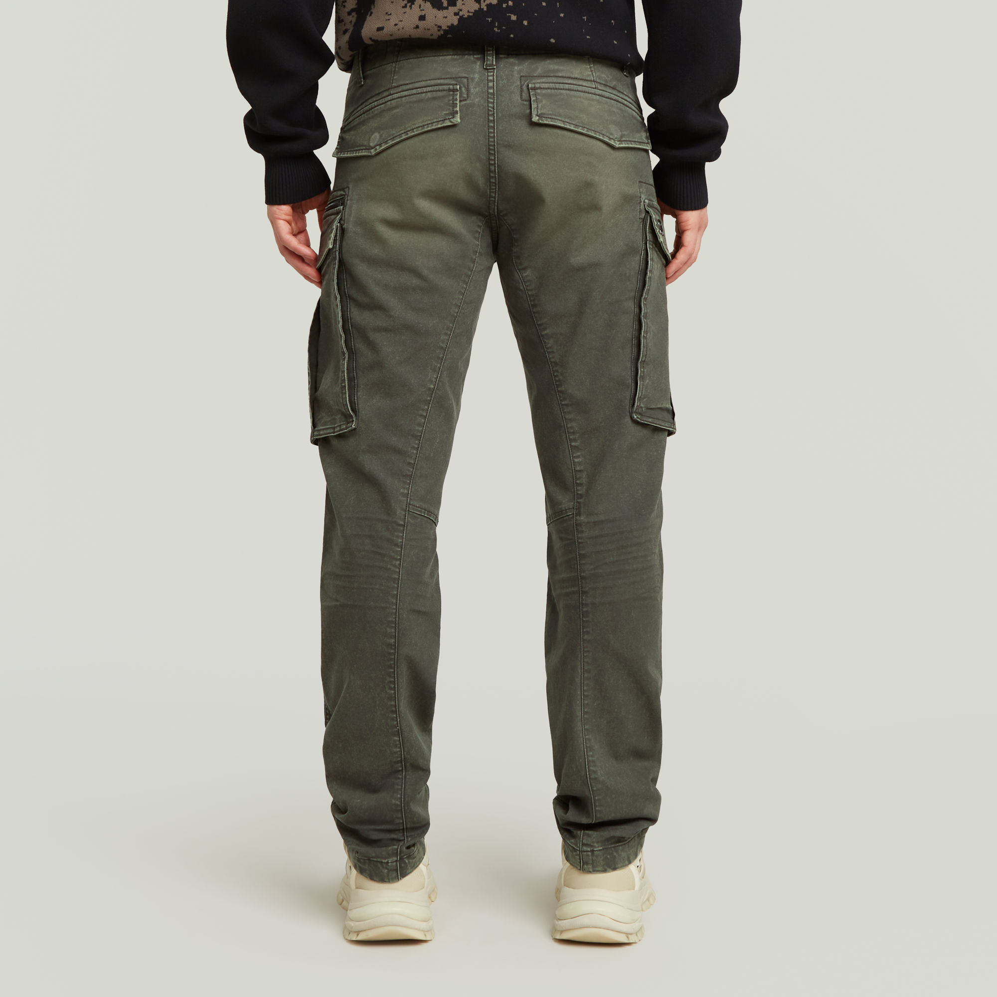 G-Star RAW Rovic Zip 3D Regular Tapered Broek Grijs Heren