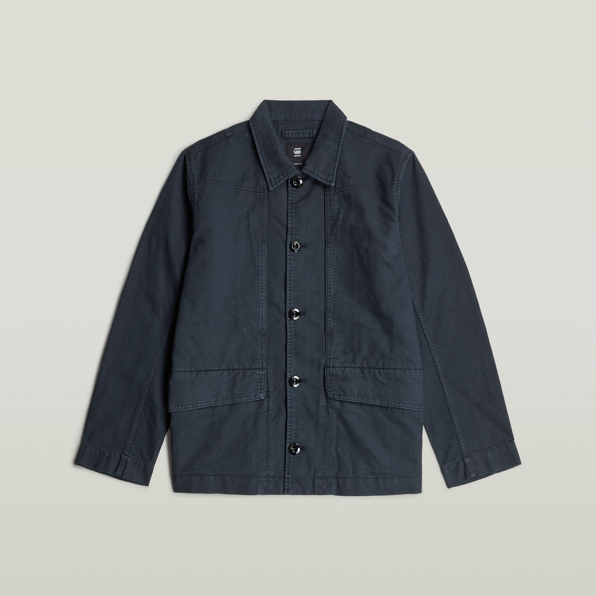 G-Star RAW 4 Pocket Overshirt Donkerblauw Heren