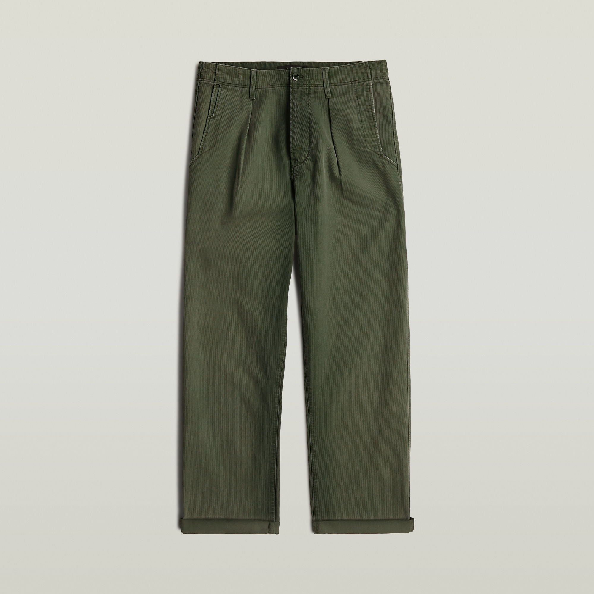 G-Star RAW Pleated Chino Relaxed Grijs Heren