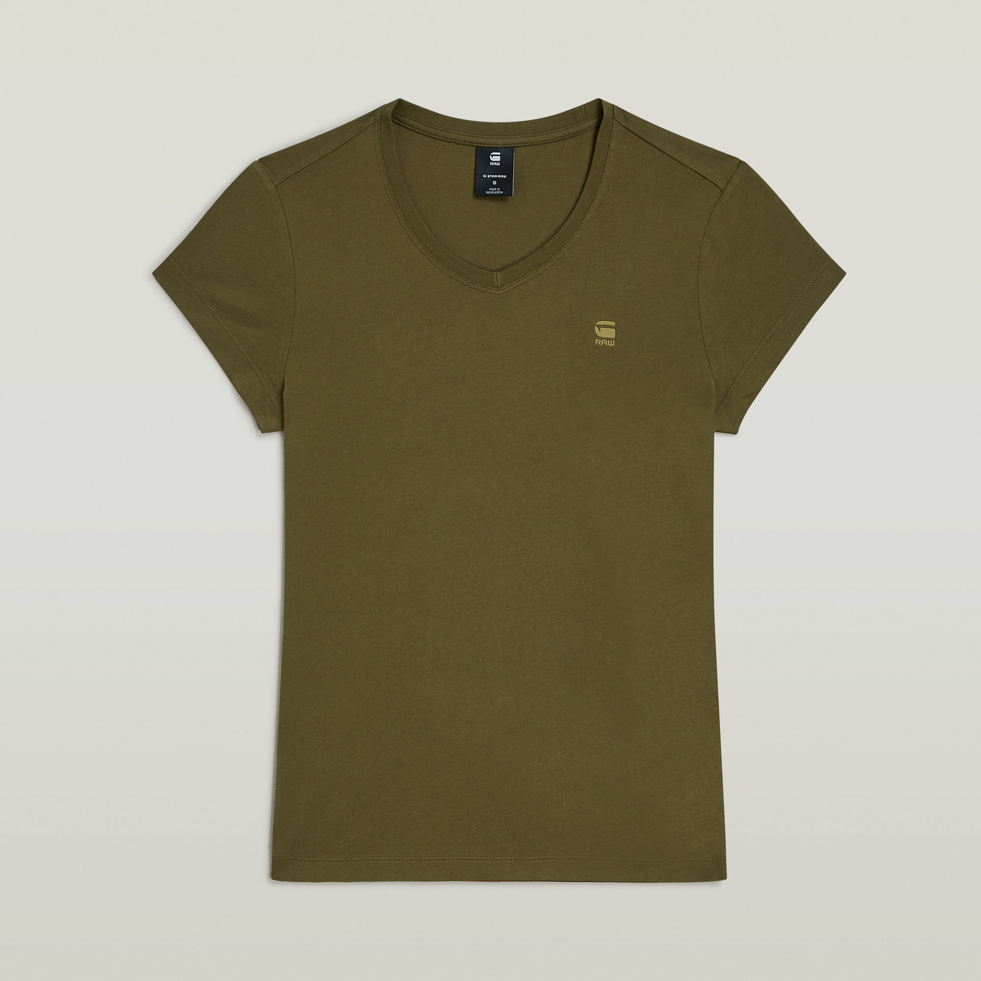 G-Star RAW Eyben Slim V 2.0 T-shirt Groen Dames