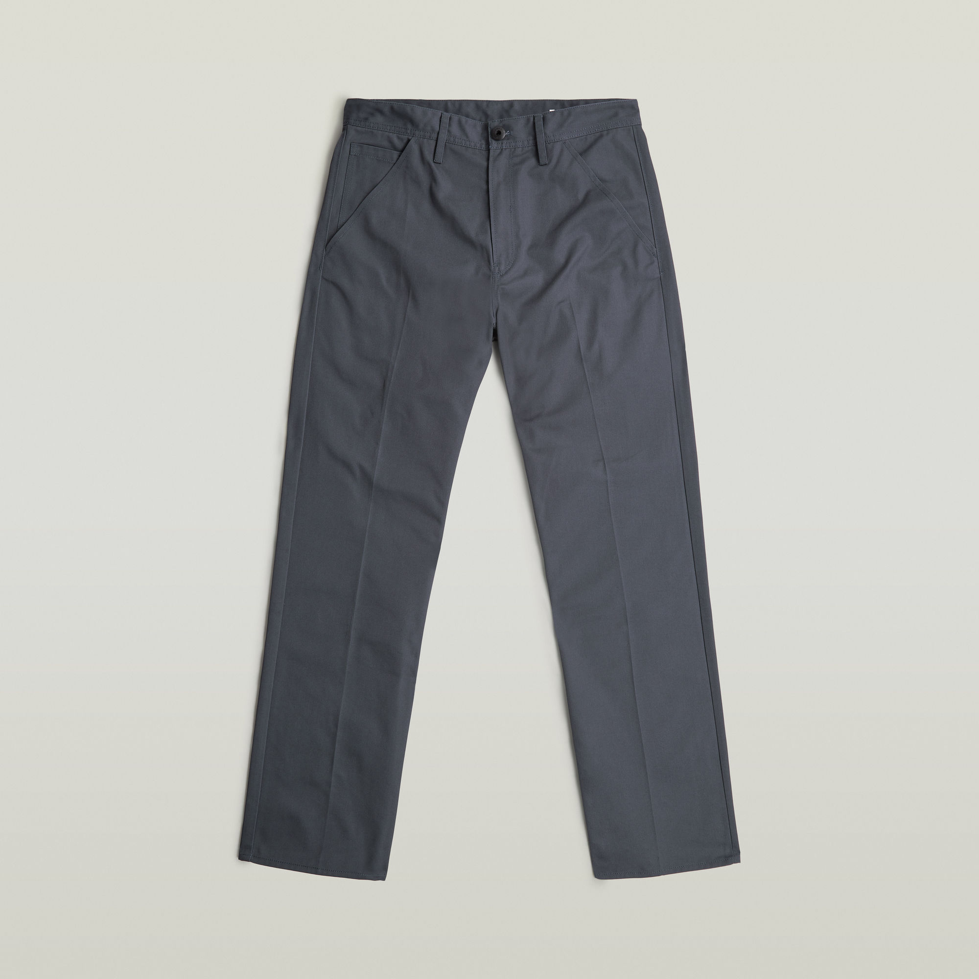 Thumbnail - Relaxed Straight Chino - Dunkelblau - Herren