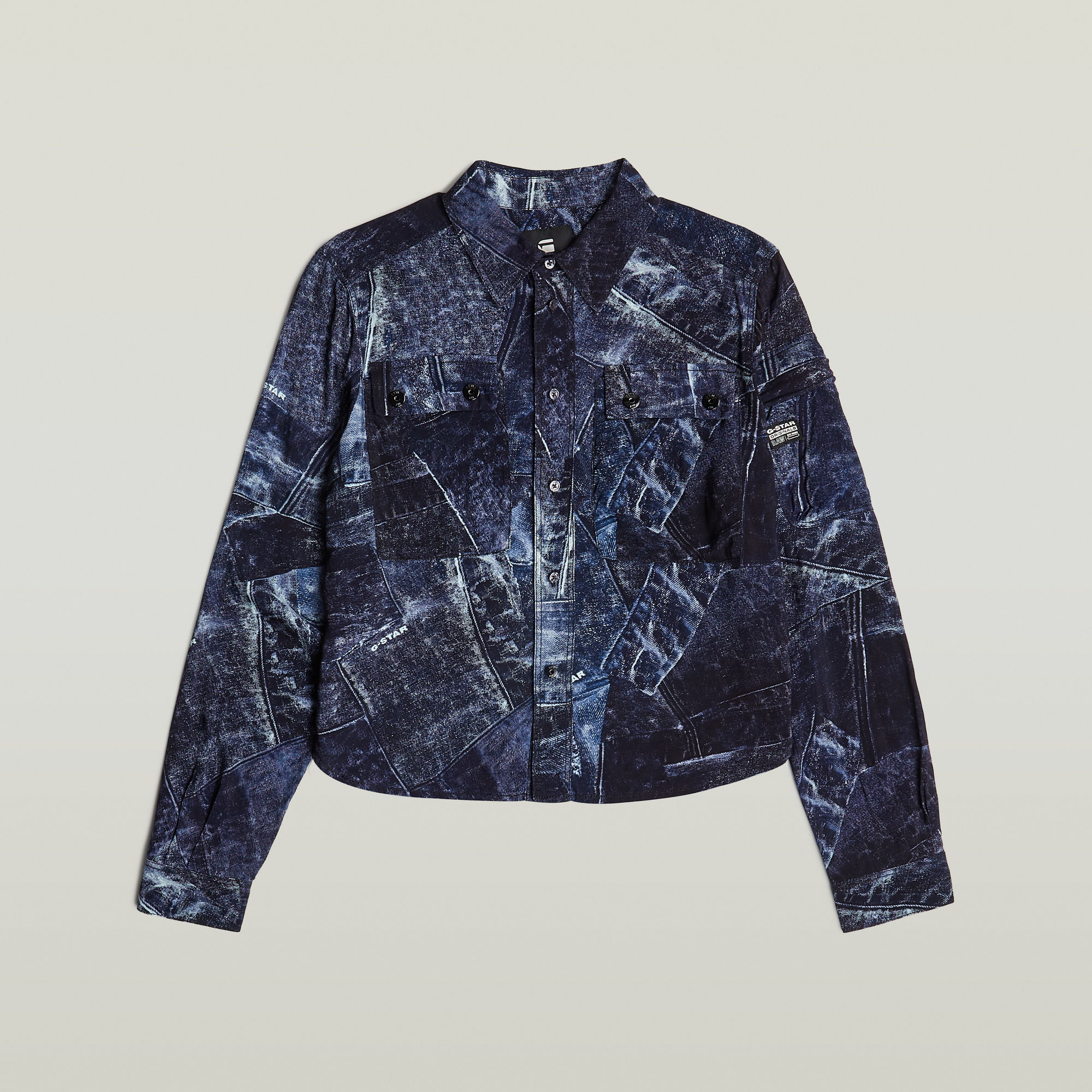 G-Star RAW Print Blouse Meerkleurig Dames