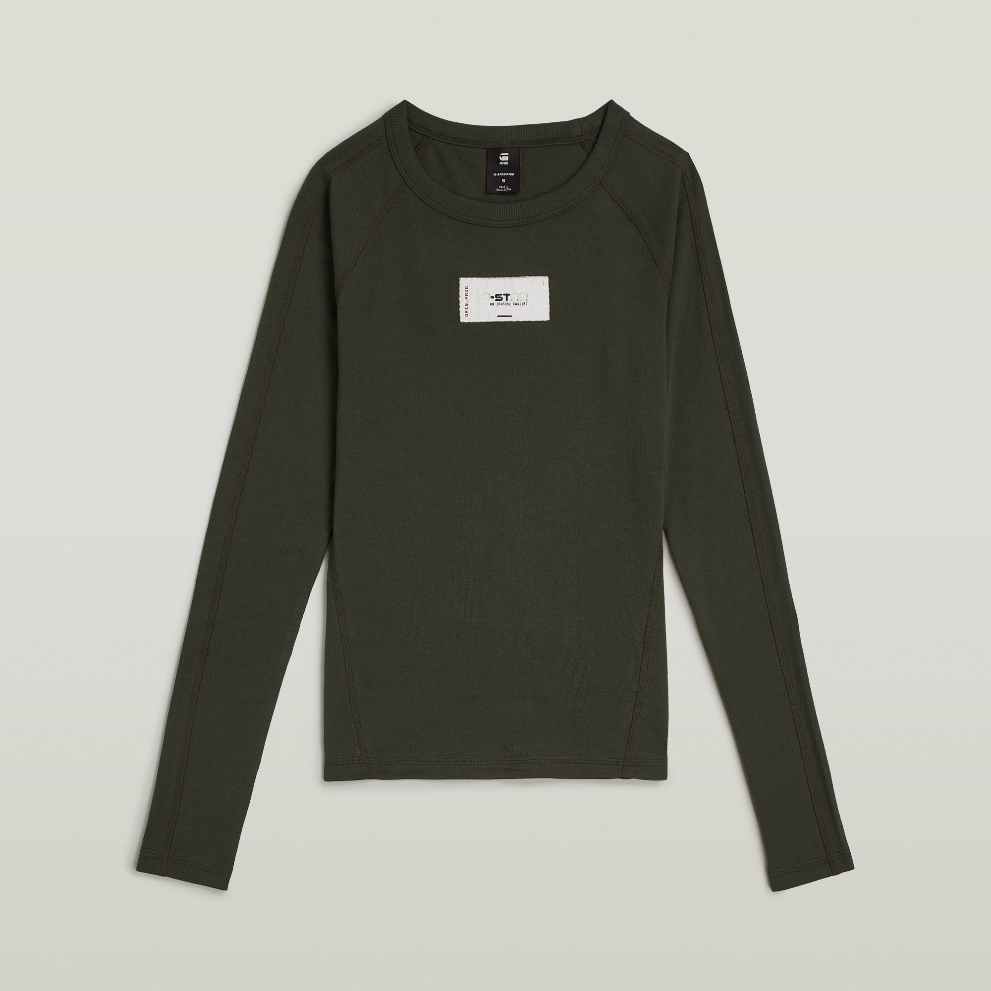 G-Star RAW Embro Patch Slim T-shirt Grijs Dames