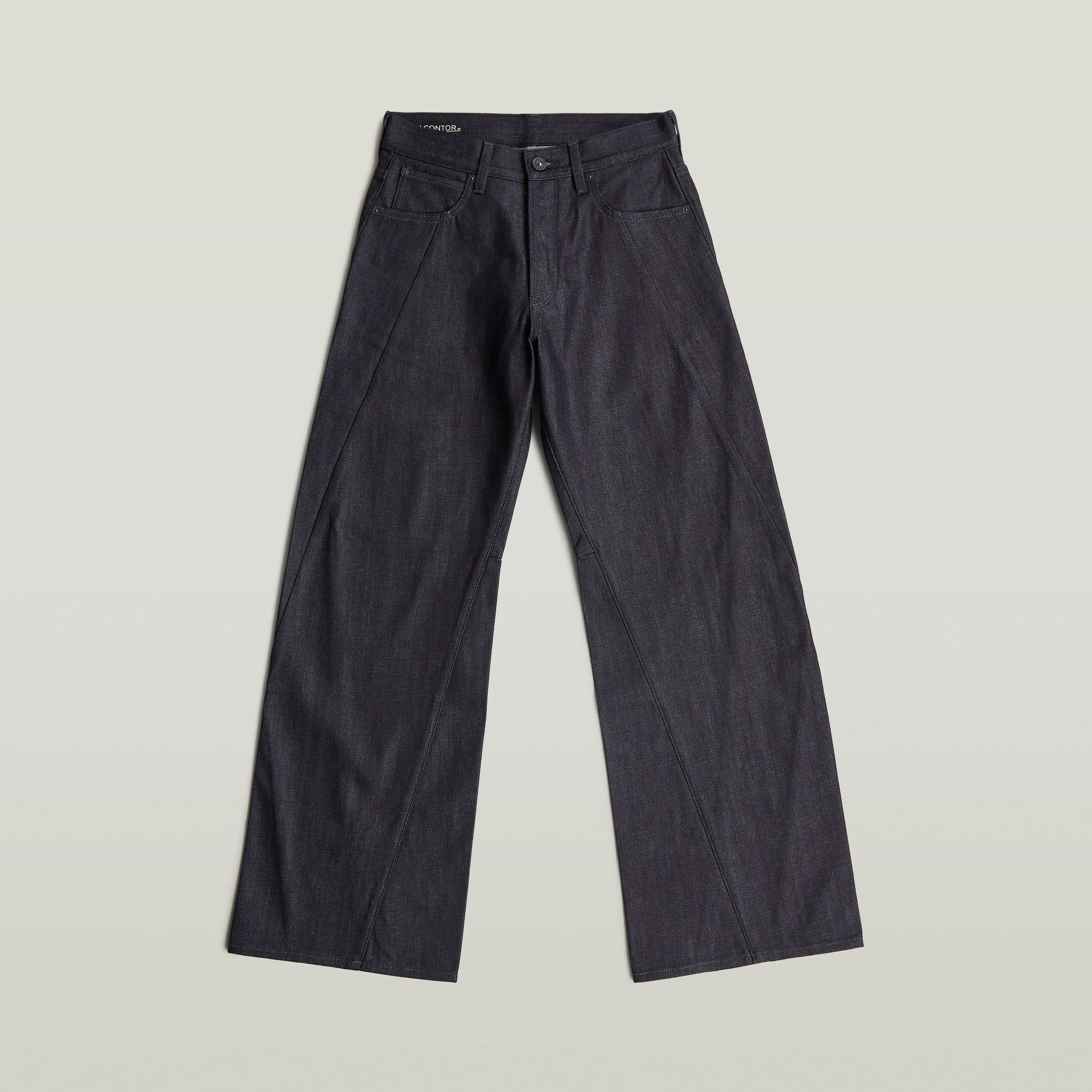 G-Star RAW Contor 3D Wide Jeans Donkerblauw Dames