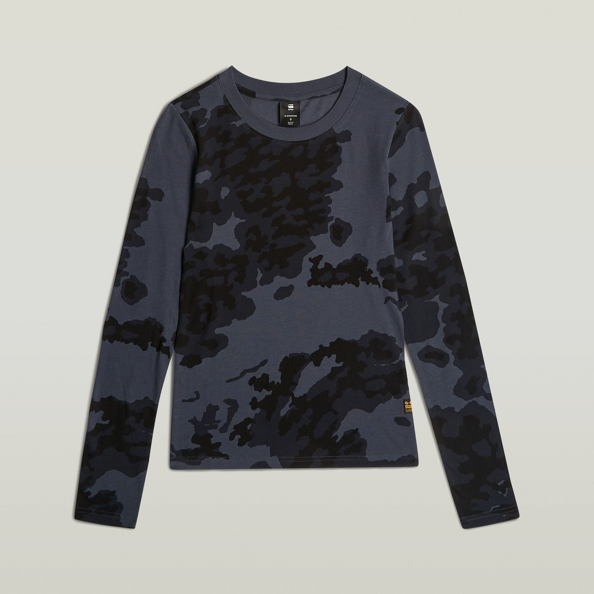 Thumbnail - Allover Print Slim T-Shirt - Mehrfarbig - Damen