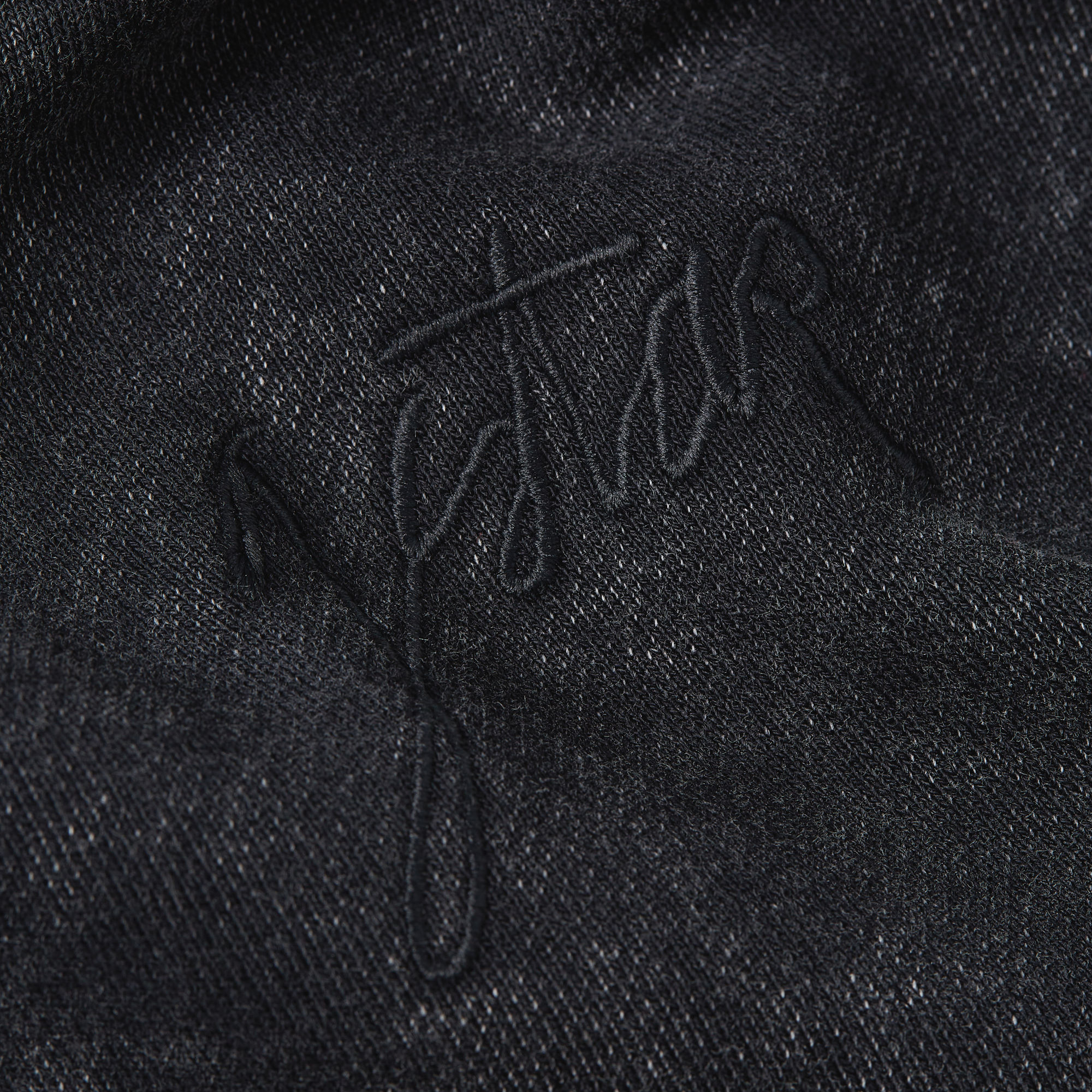 G-Star RAW Washed A Line Script Hoodie Zwart Dames