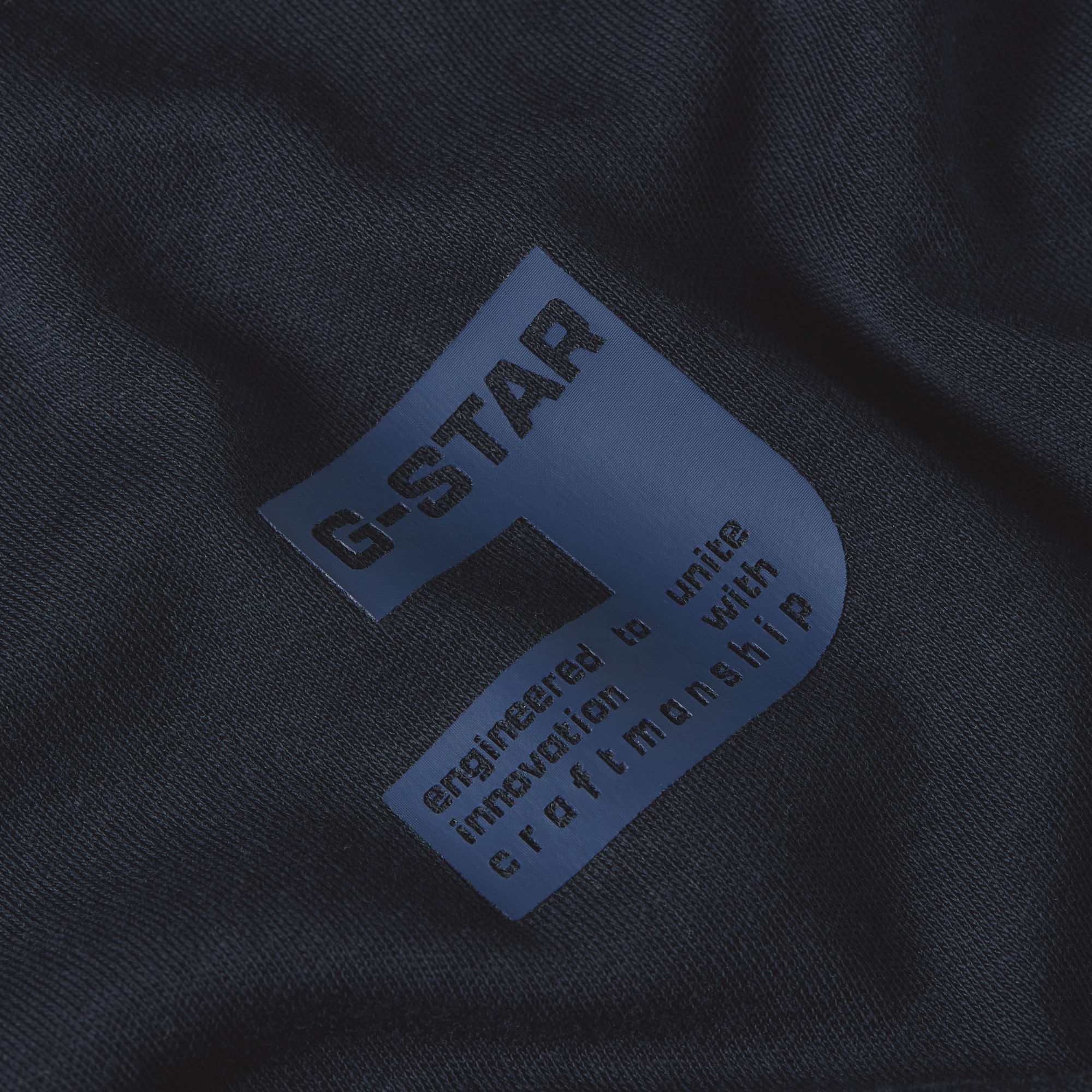 G-Star RAW Chest Logo T-shirt Donkerblauw Heren