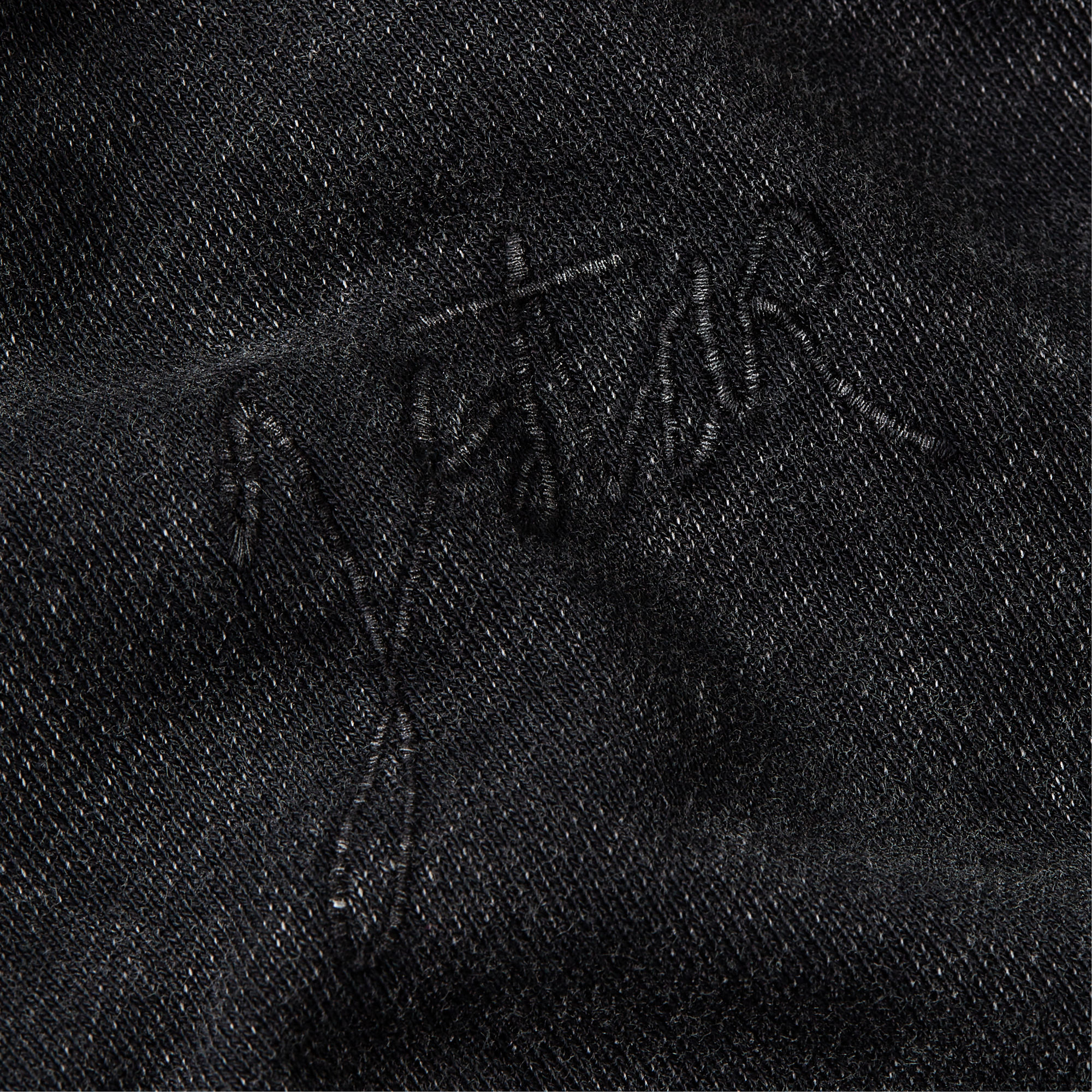 G-Star RAW Washed A Line Script Sweater Zwart Dames