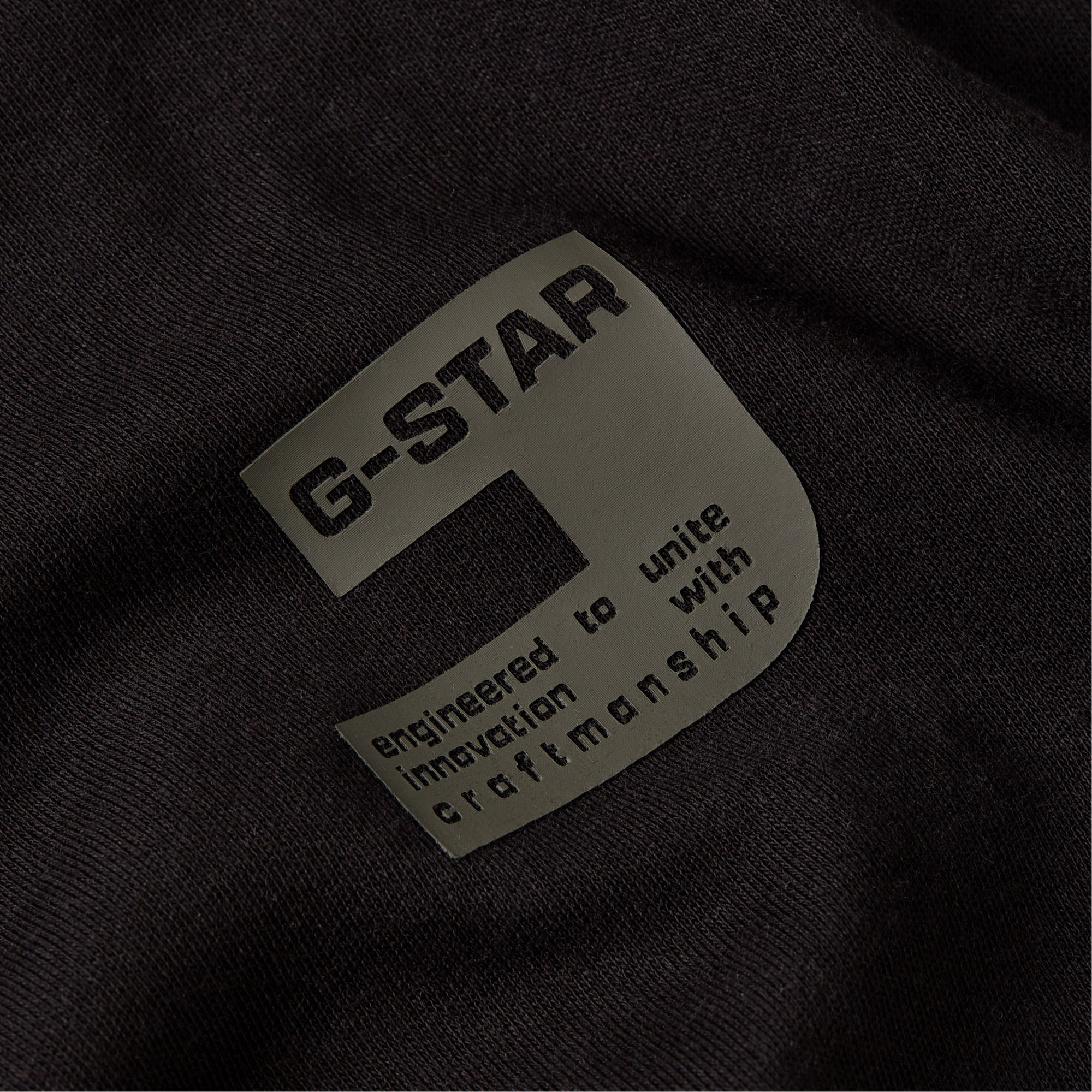G-Star RAW Chest Logo T-shirt Zwart Heren