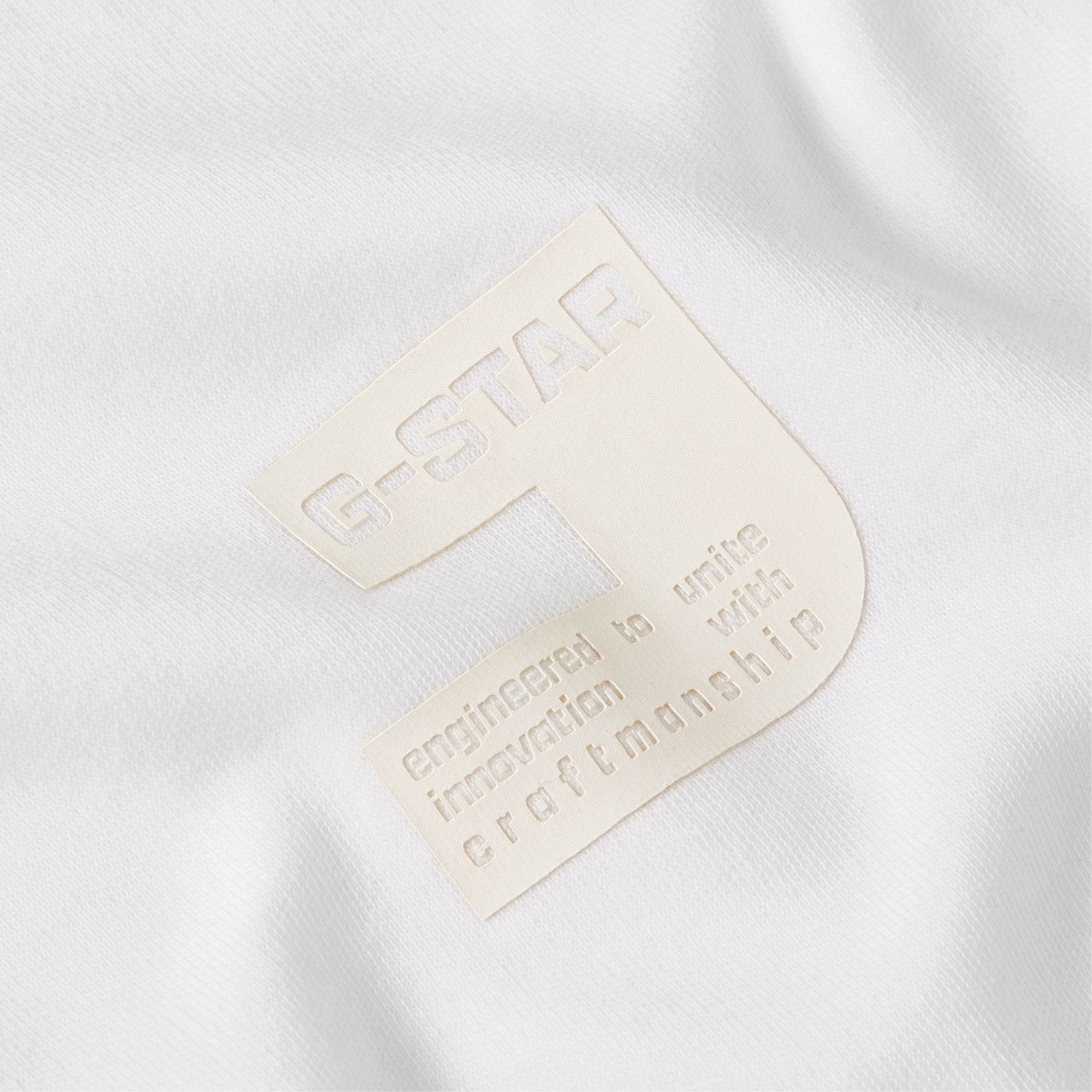 G-Star RAW Chest Logo T-shirt Wit Heren