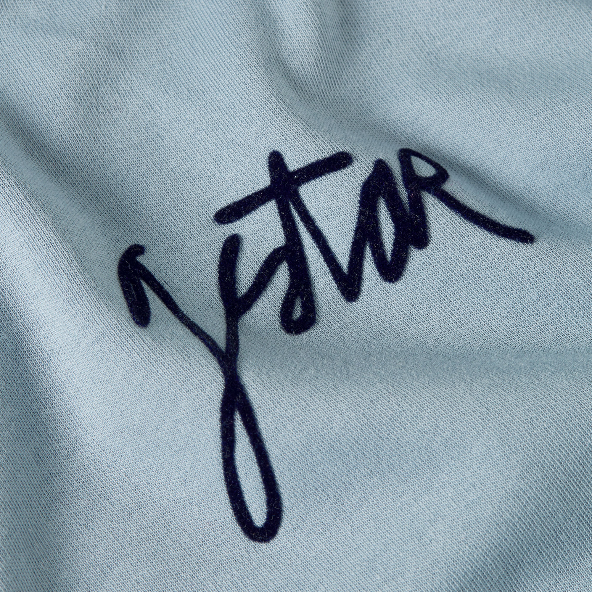 G-Star RAW Script T-shirt Lichtblauw Heren