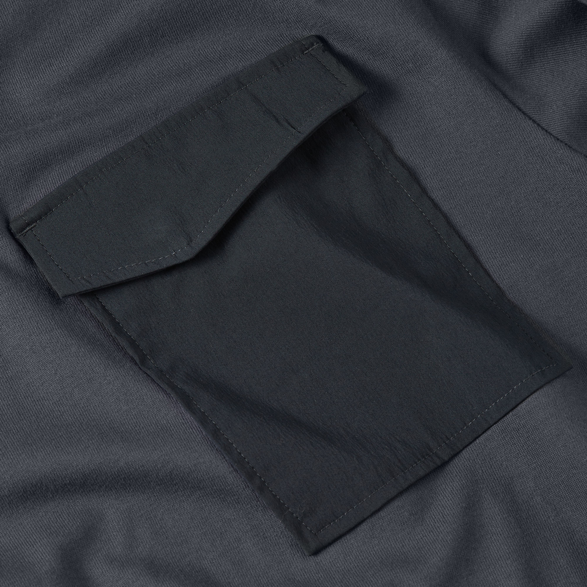G-Star RAW Fabric Mix Pocket T-shirt Donkerblauw Heren