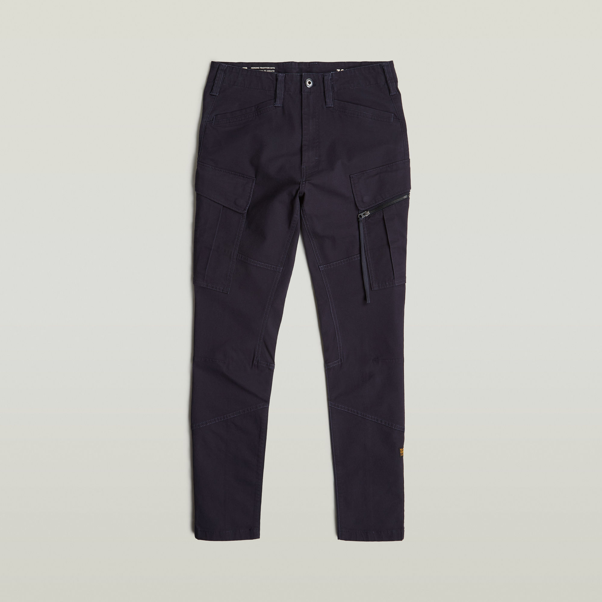 G-Star RAW Zip Pocket 3D Skinny 2.0 Cargobroek Donkerblauw Heren