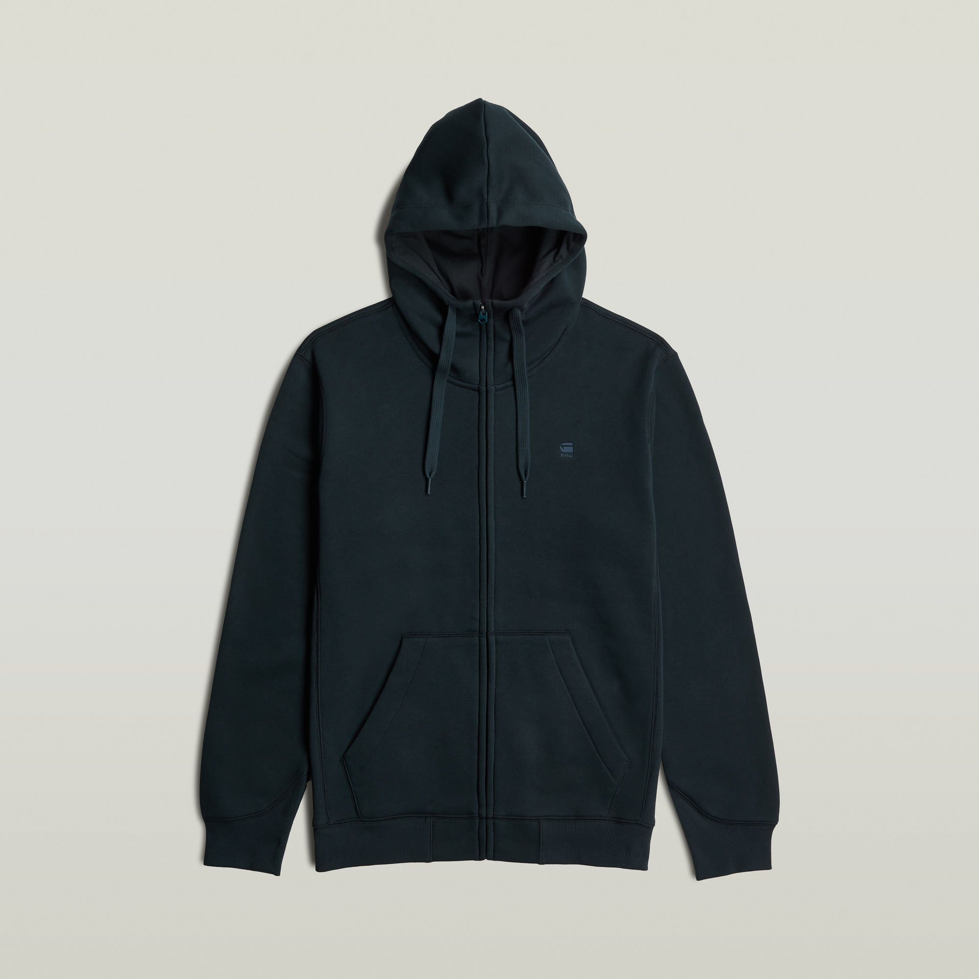 Thumbnail - Premium Core Zip Hoodie - Dunkelblau - Herren