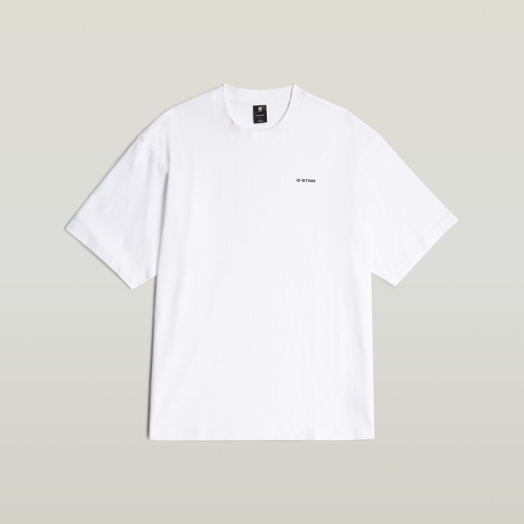 G-Star RAW Boxy Base T-shirt Wit Heren