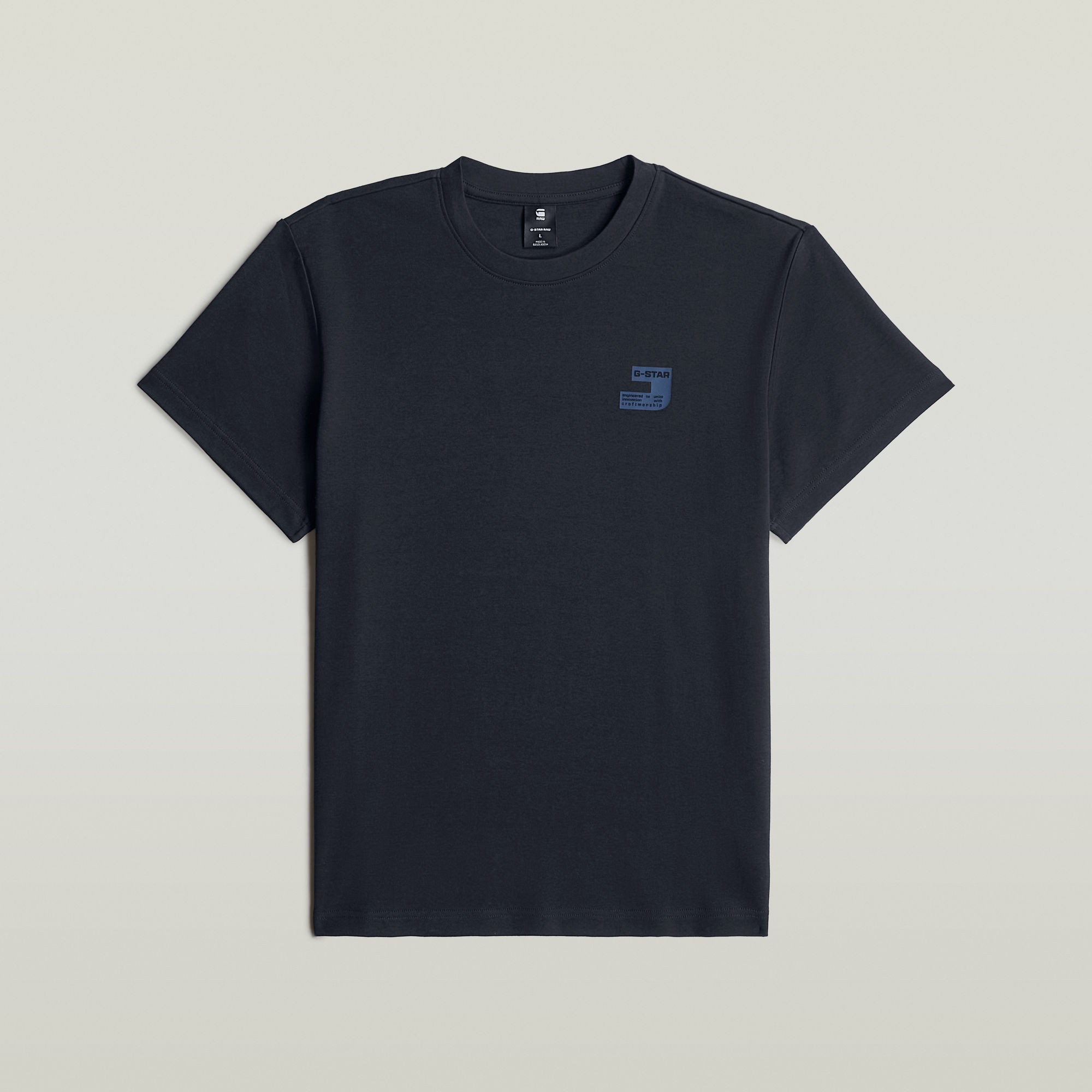 G-Star RAW Chest Logo T-shirt Donkerblauw Heren