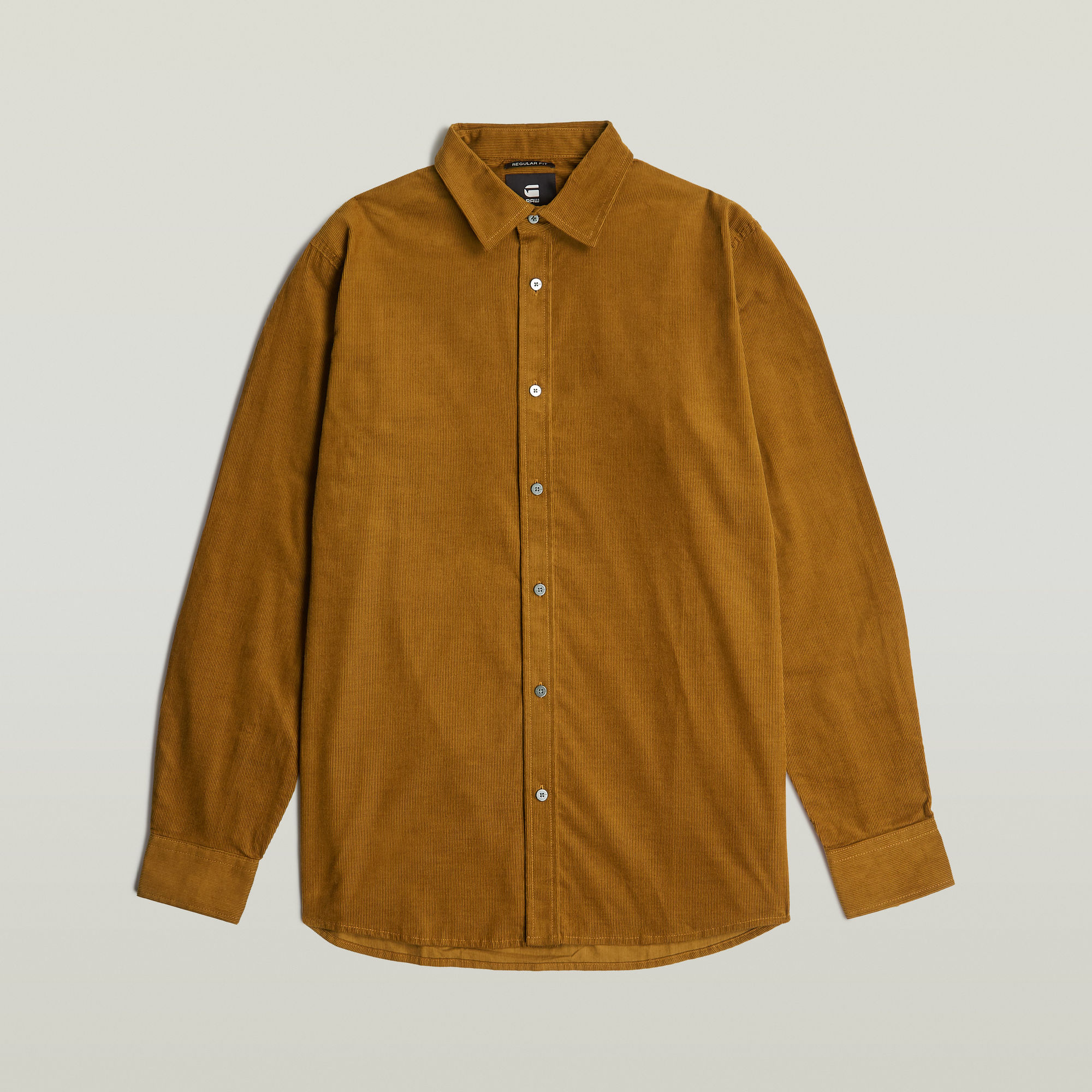 G-Star RAW Clean Regular Overhemd Bruin Heren